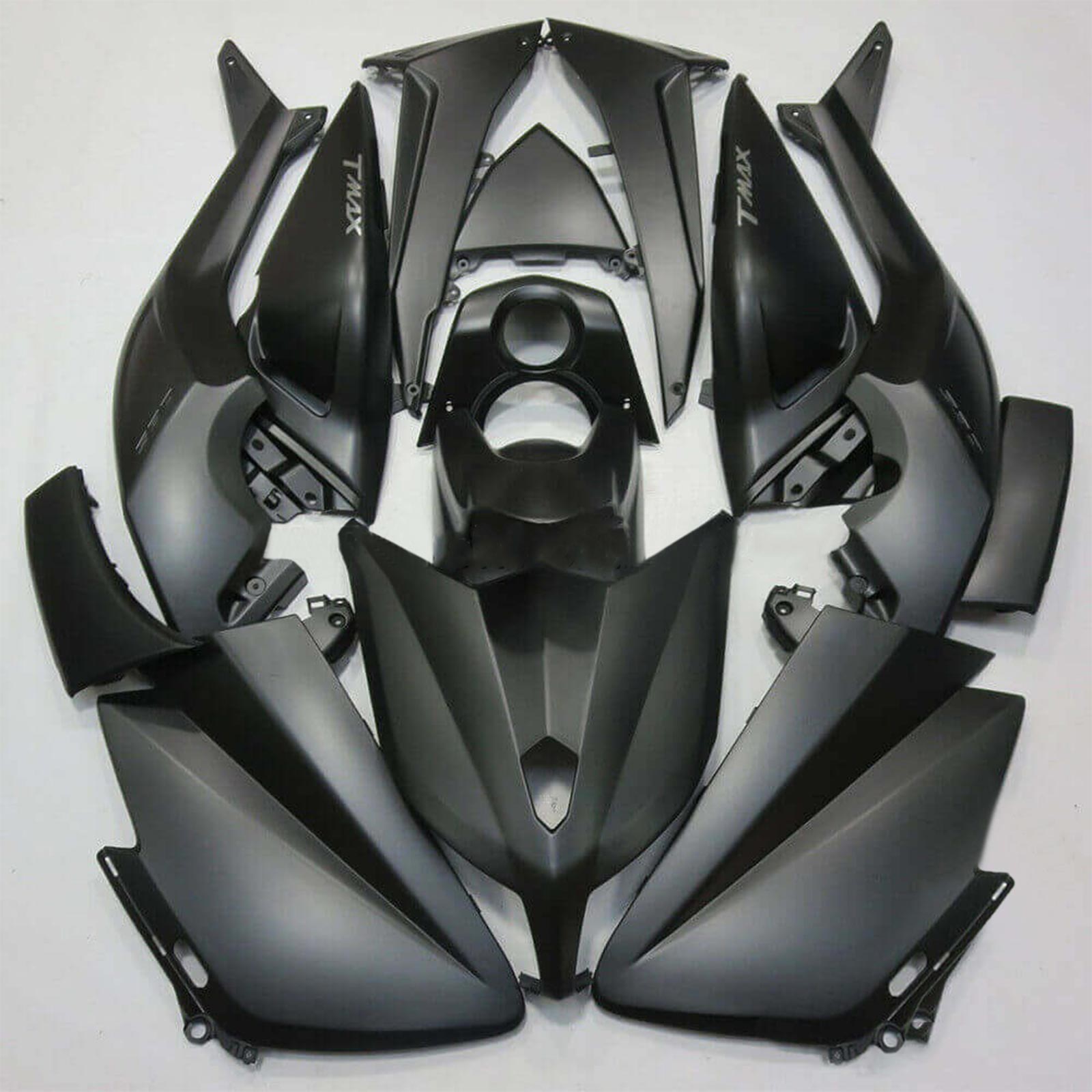 Amotopart 2012–2014 Yamaha T-Max TMAX530 schwarzes Verkleidungsset