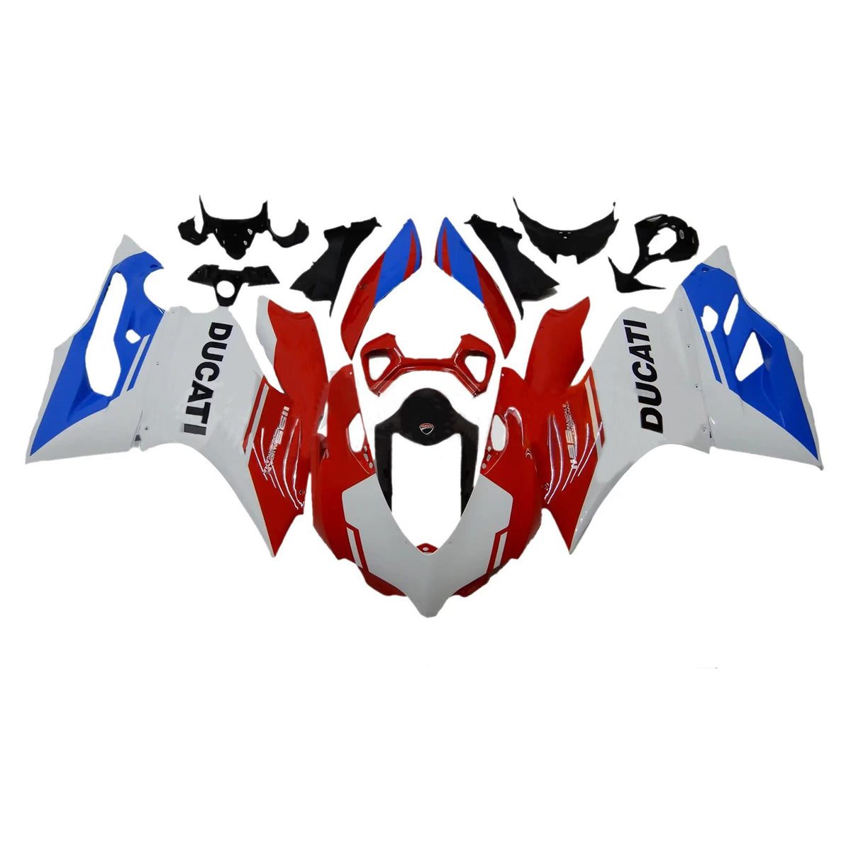 Amotopart 2012-2015 Ducati 1199 899 Blue&Red Style3 Fairing Kit