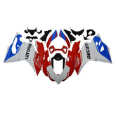 Amotopart 2012-2015 Ducati 1199 899 Azul y Rojo Style3 Kit de carenado