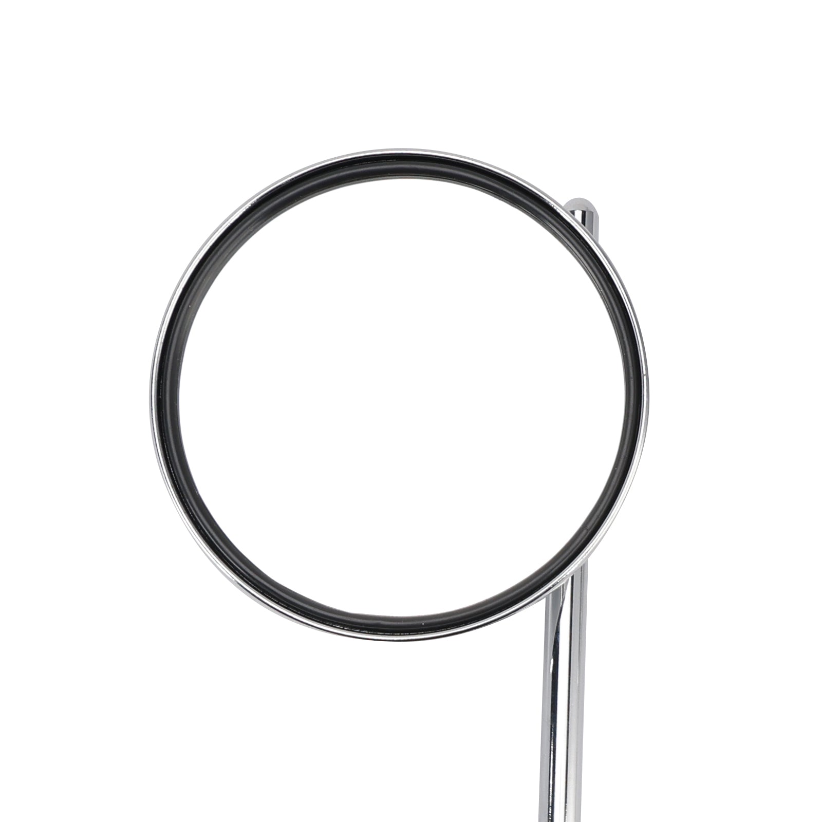 Pair 4" Chrome Clamp-On Mirror - 8" Long Stem For Honda Chopper Bobber Vintage