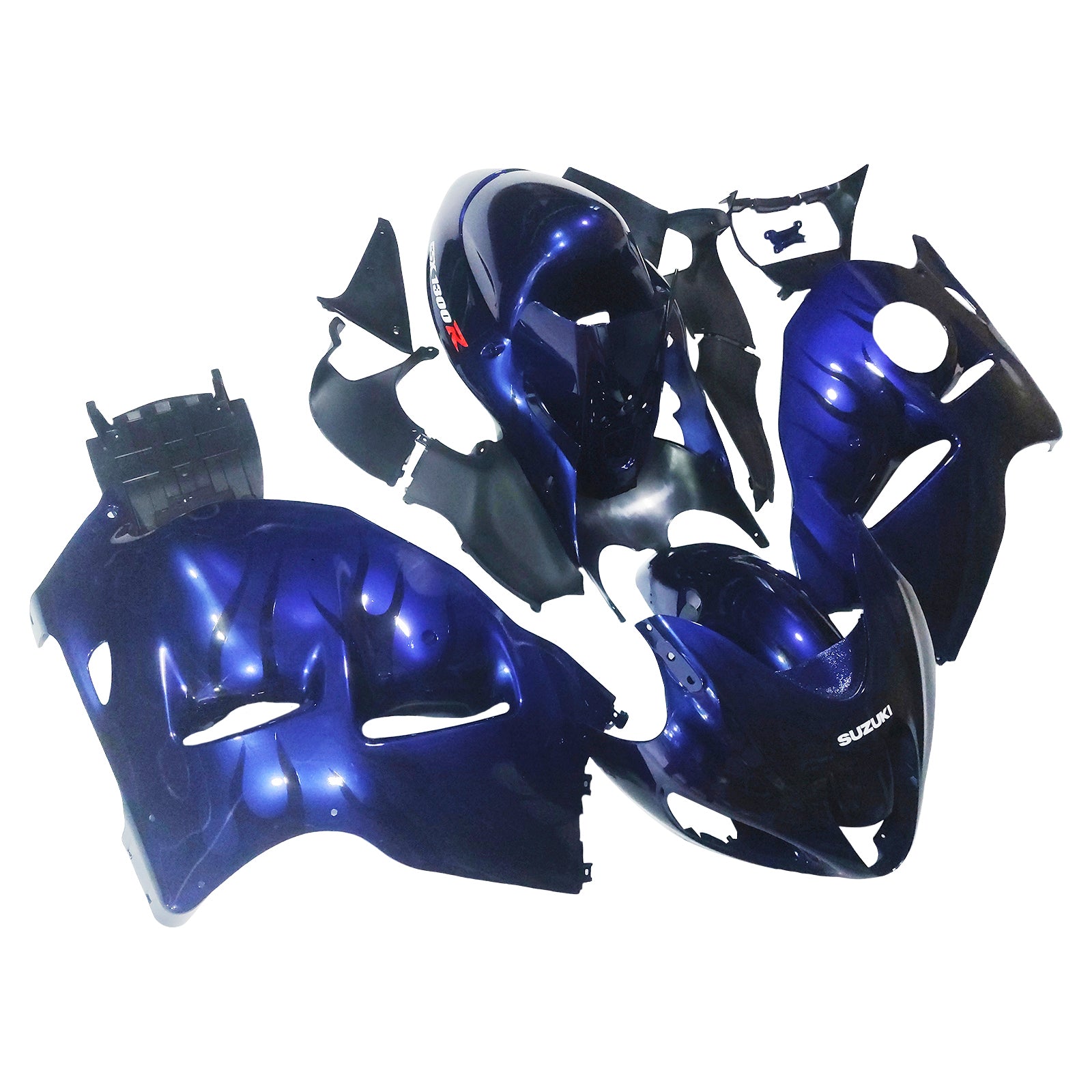 Amotopart 1999-2007 Suzuki Hayabusa GSX1300R Blue Fairing Kit