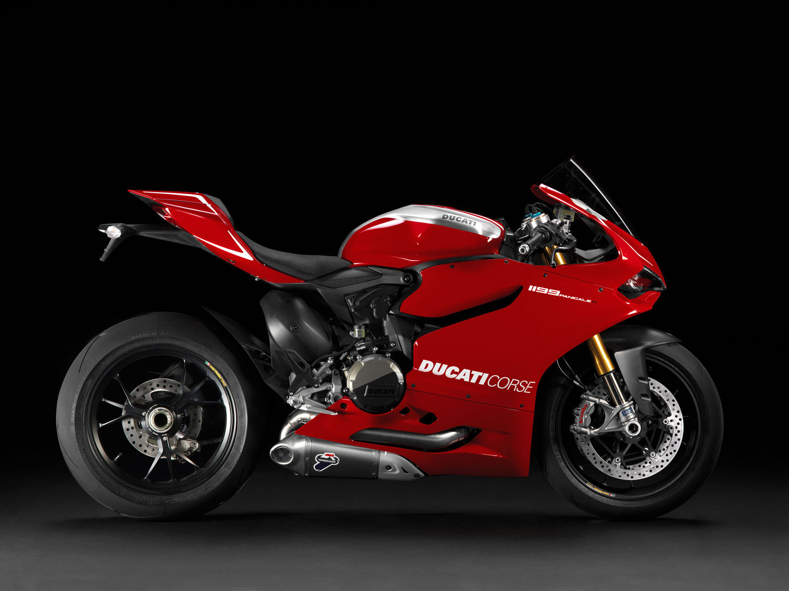 Amotopart 2012-2015 1199/899 Kit de carénage Ducati Rouge Style2