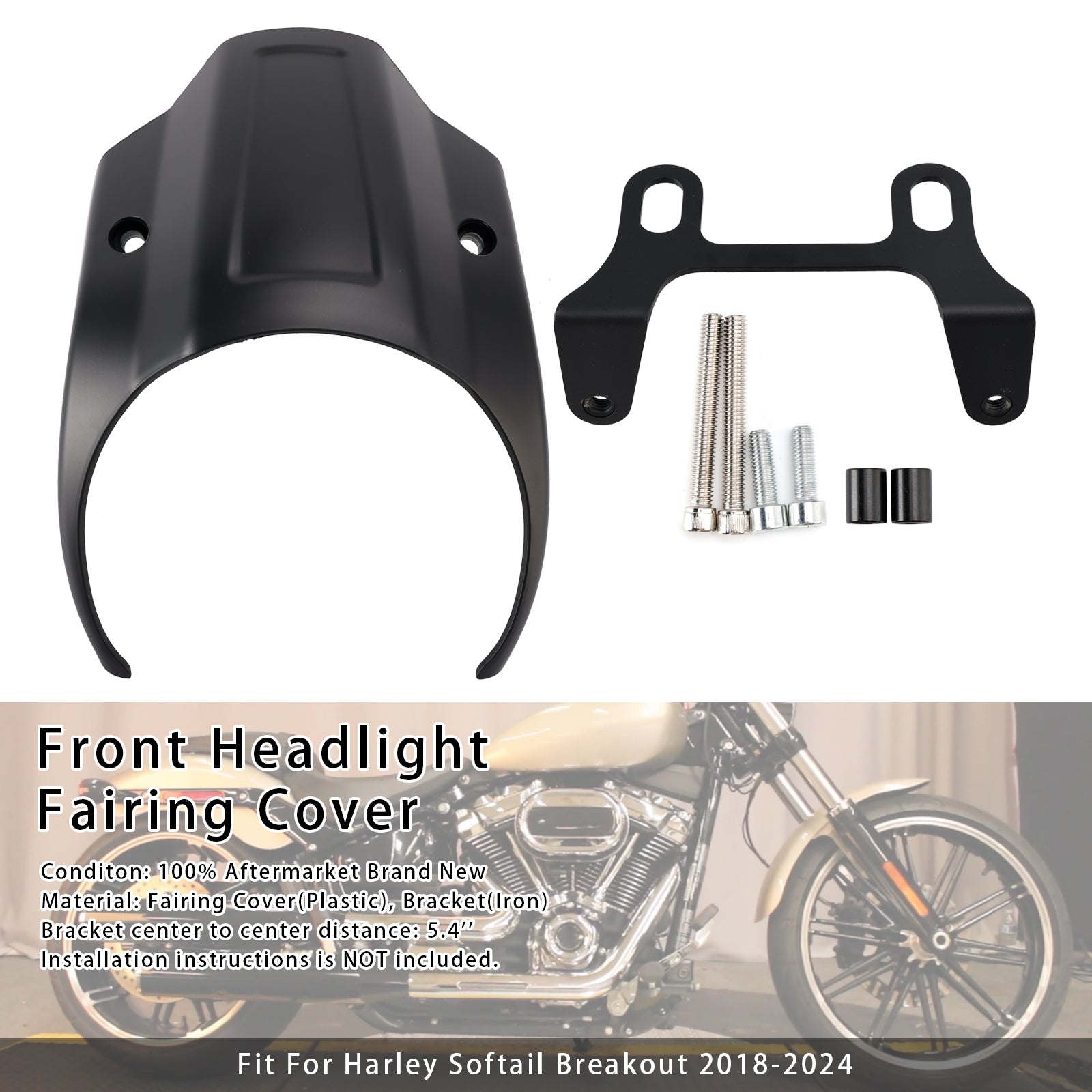 2018-2024 Breakout FXBR FXBRS Front Headlight Fairing Cover