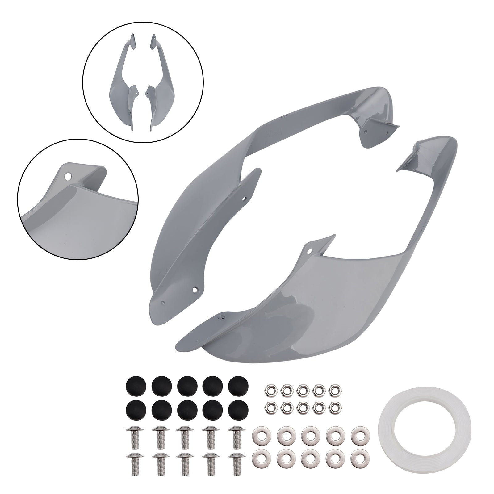 2021-2024 Yamaha YZF R1 R1M Voorzijde Winglets Vleugels Spoiler Kuip