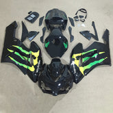 Amotopart 2004-2005 Honda CBR1000RR Nero con kit carenatura Monster Logo