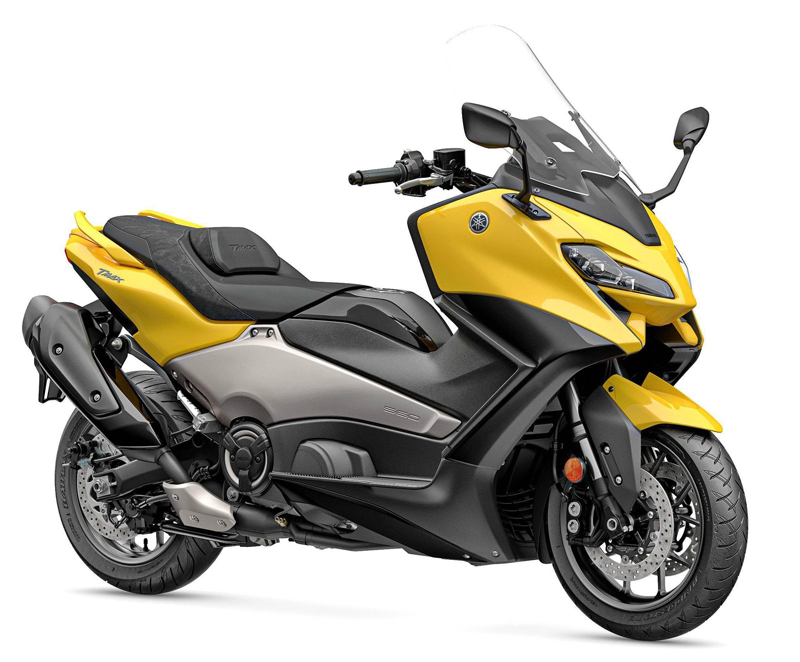 Amotopart 2022-2024 Yamaha TMAX560 Kit de carenado negro amarillo