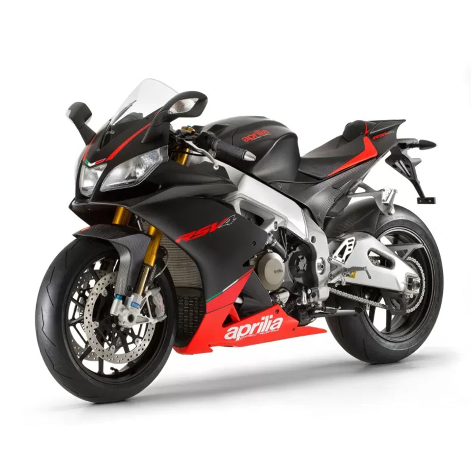 Amotopart 2009-2015 RSV4 1000 Aprilia Rouge et Noir Style2 Kit de carénage