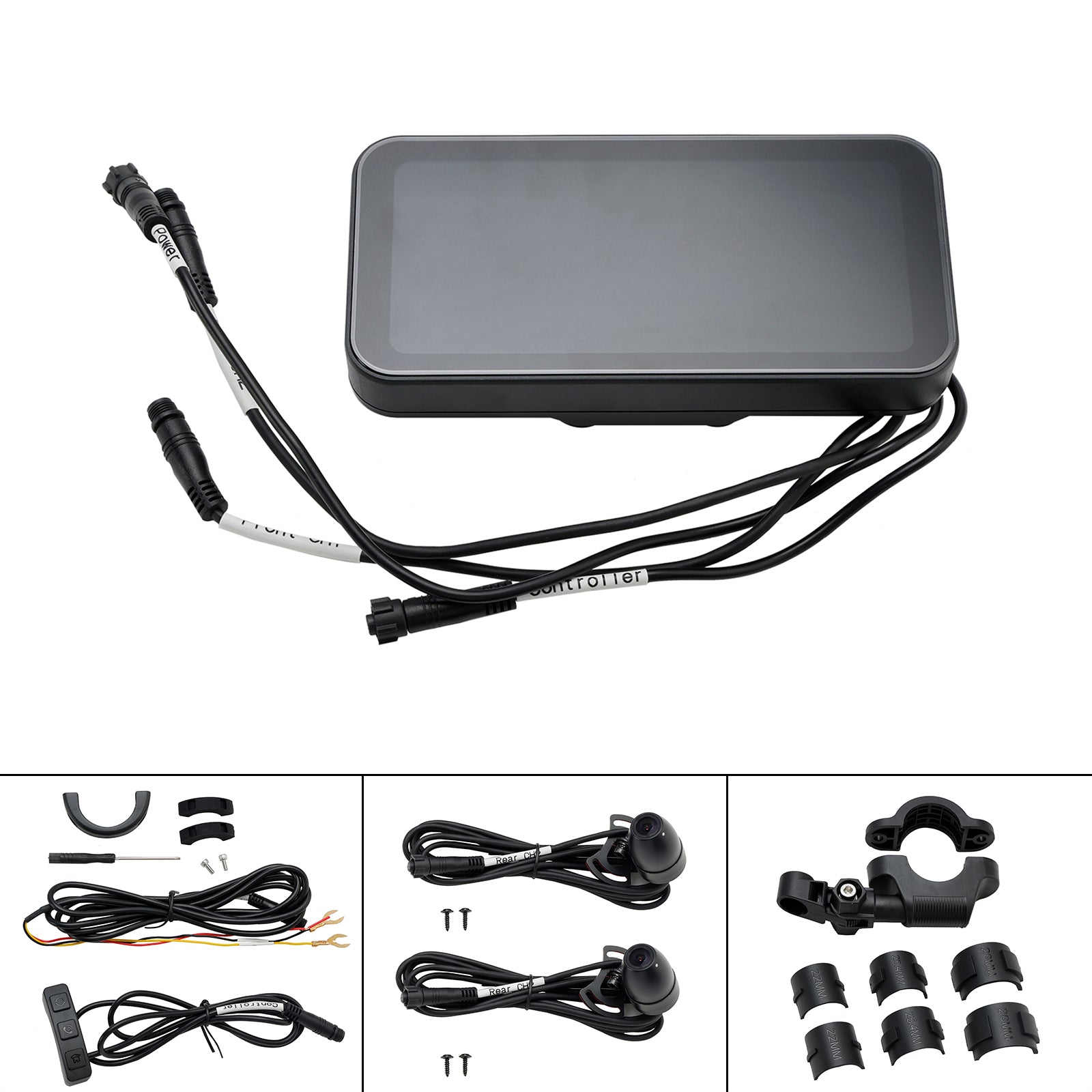 6.25Inch Universal Recorder Dvr Car Play Touch Screen For Scooter Motorcycle