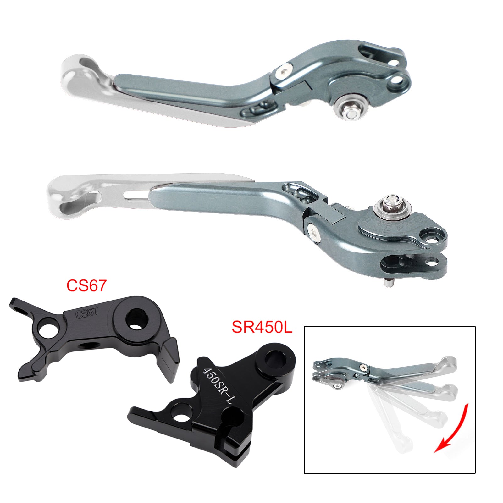 2024-2026 VOGE DS900X 900DSX Adjustable Clutch Brake Lever