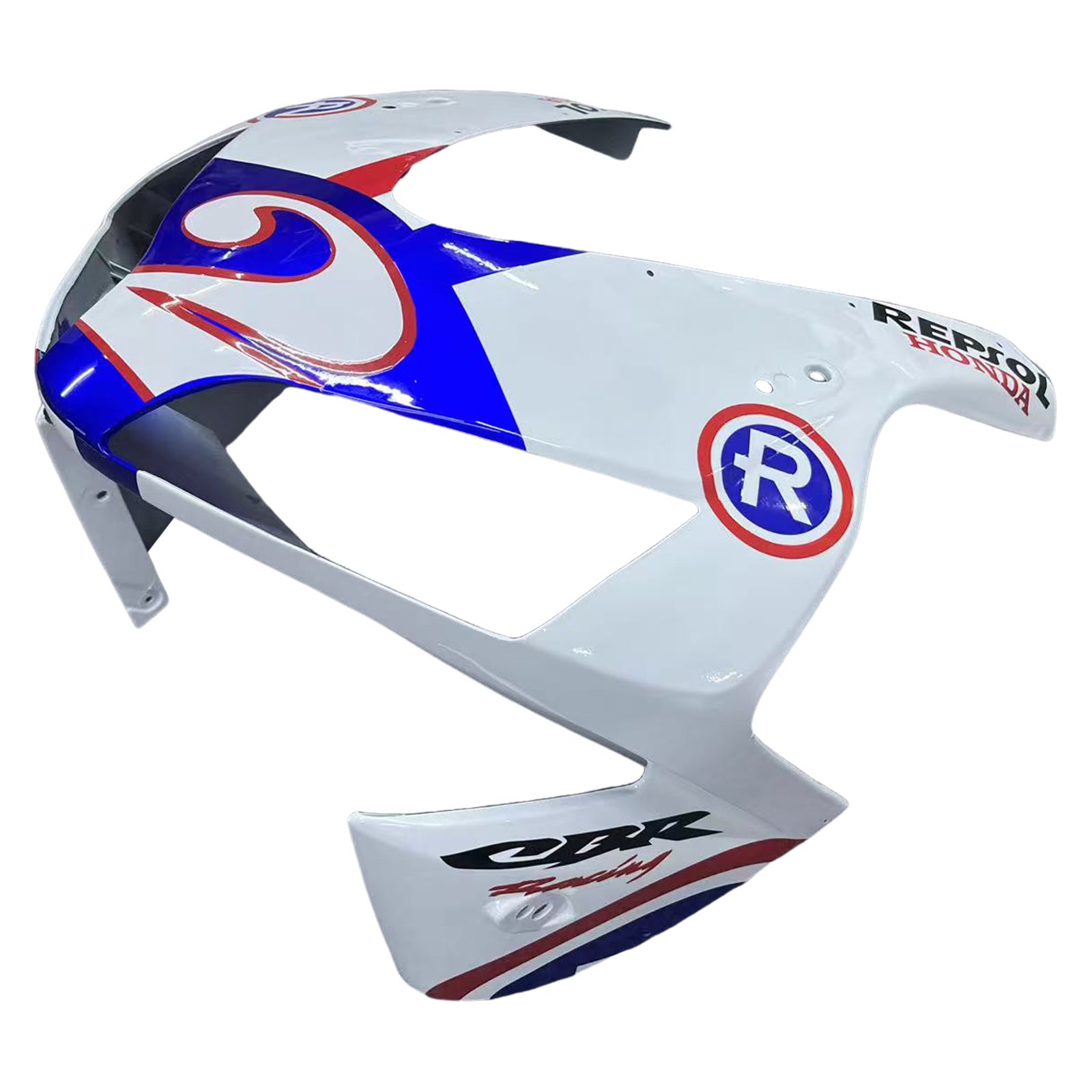 Amotopart 2003-2004 Honda CBR600RR  White Red & Blue Line Fairing Kit