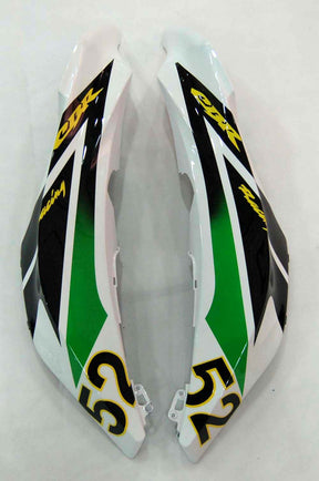 Amotopart 2009-2012 Kit carena Honda CBR600RR verde e bianco Style2