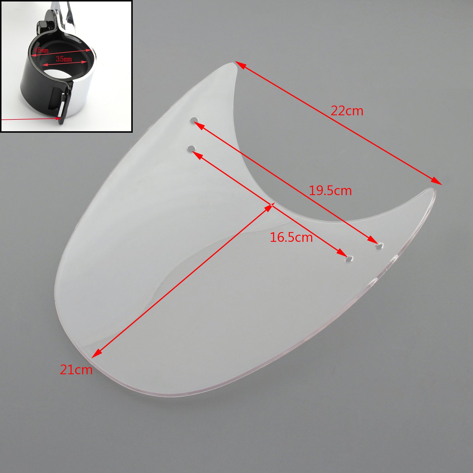 Voorruit voorruit voor Kawasaki Suzuki Aprilia Indian Dyna Softail Sportster