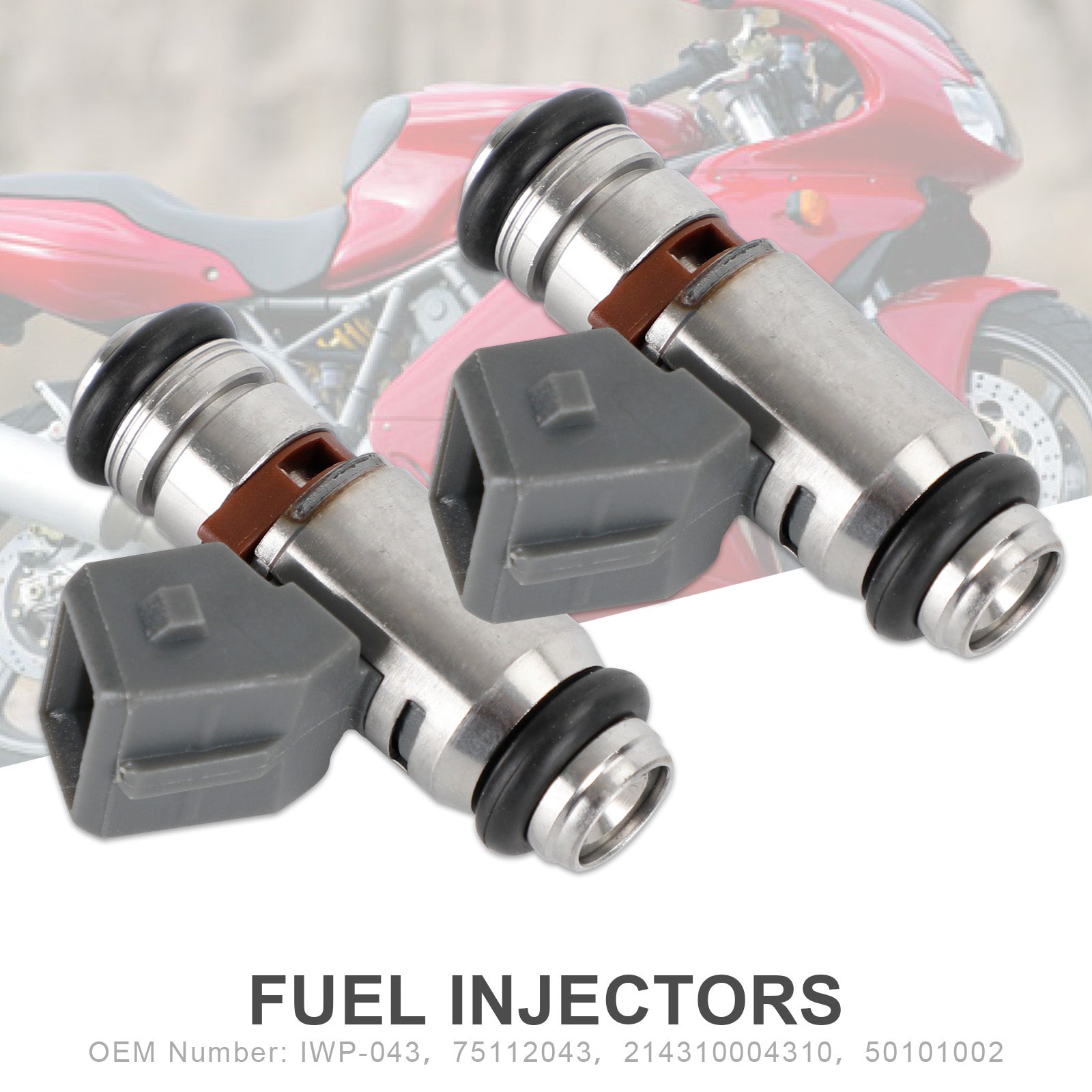 MOTOCICLETAS DUCATI Supersport MH900 Monster 75112043 2PCS INYECTOR DE COMBUSTIBLE IWP043