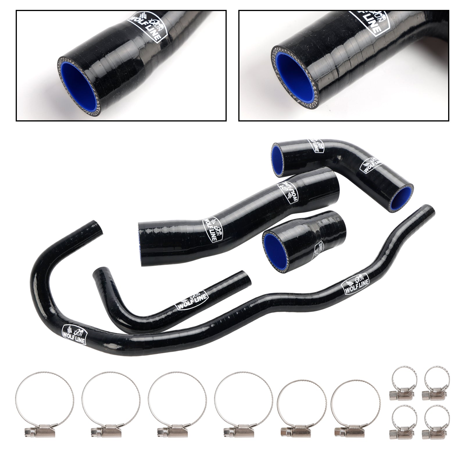 2019-2023 BMW S1000RR Silicone Radiator coolant Hose kit