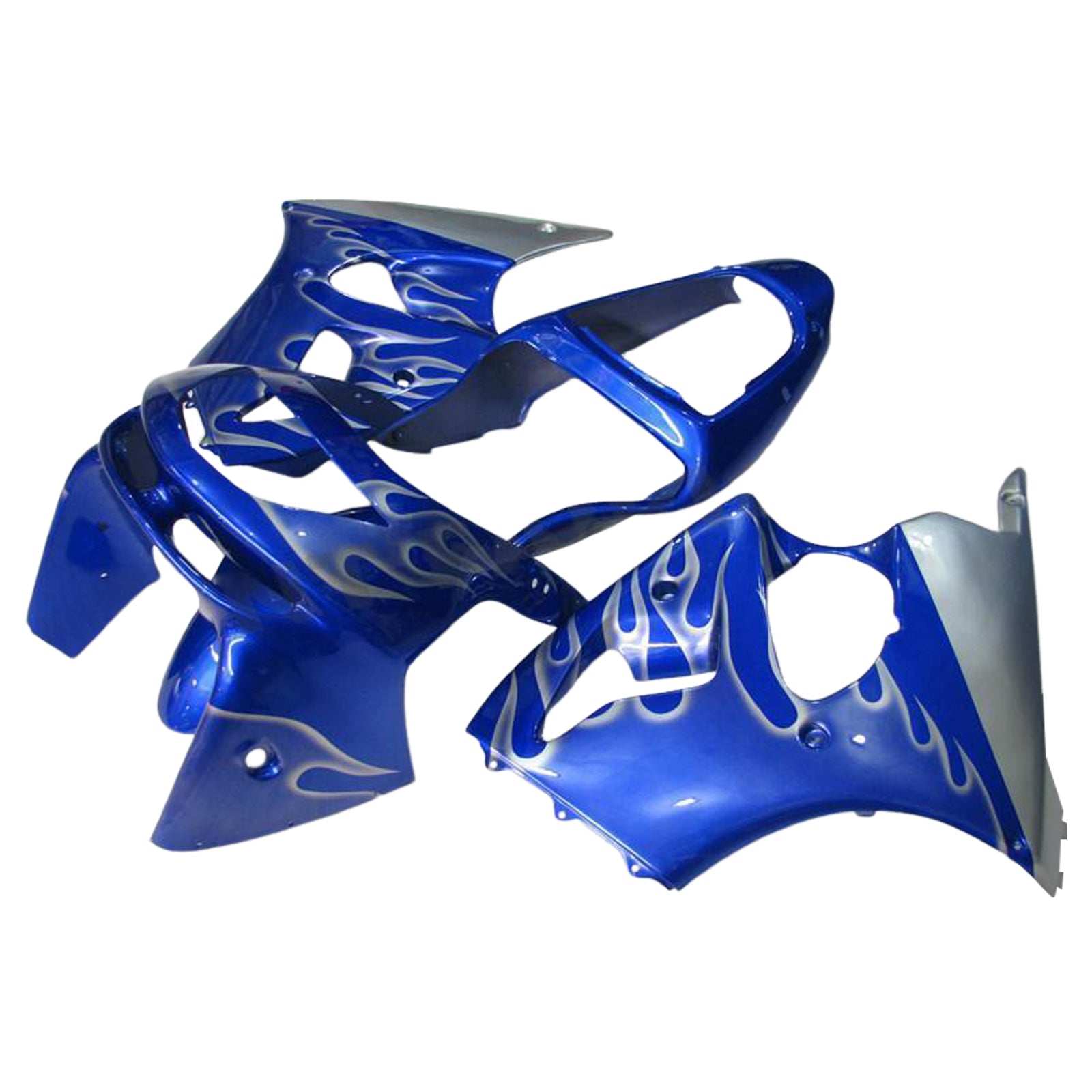 Amotopart 1998-1999 Kawasaki ZX6R Blue Fairing Kit