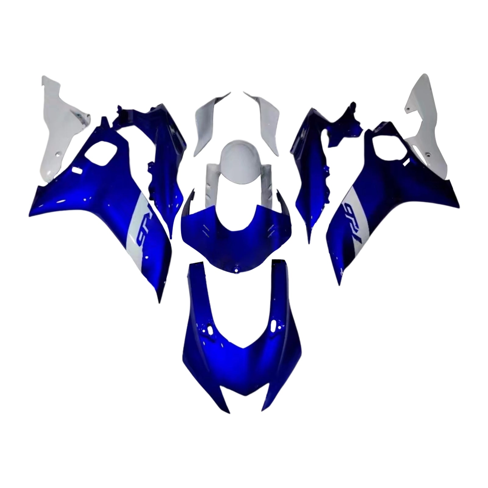 Amotopart Yamaha YZF-R6 2017-2023 Blue Style5 Fairing Kit