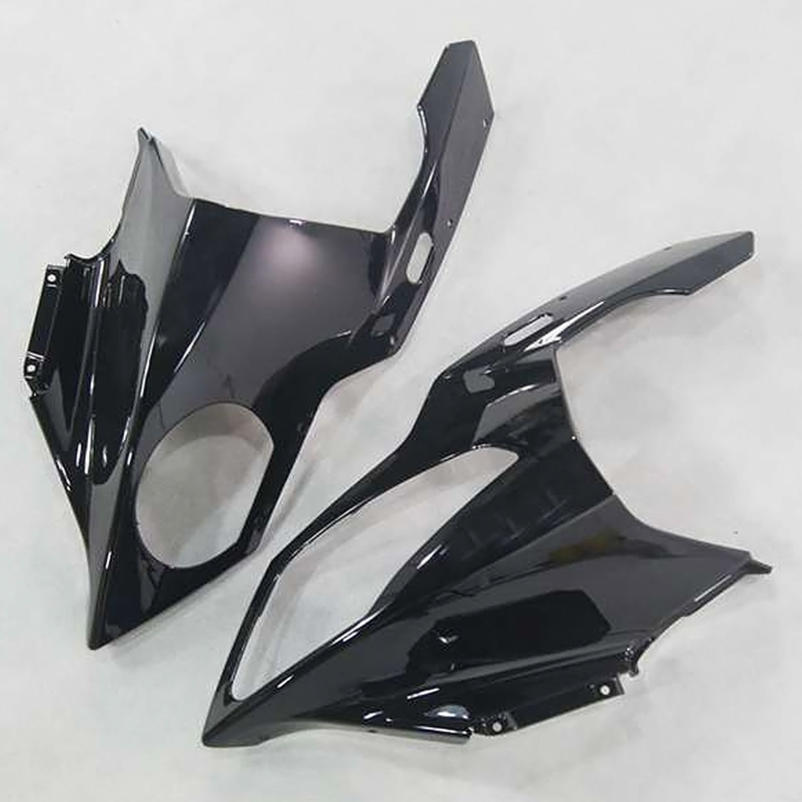 Amotopart Verkleidungsset für BMW S1000RR 2009–2014, glänzend und mattschwarz