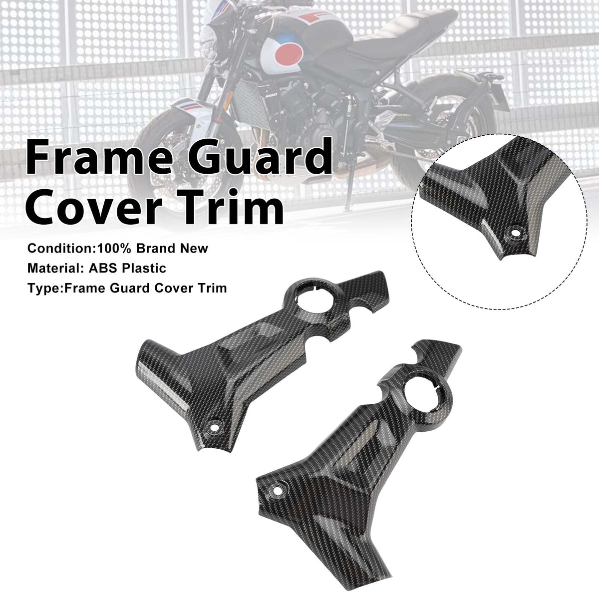 22-25 660 25-27 800 Trident Frame Guard Side Protection Cover Fairing