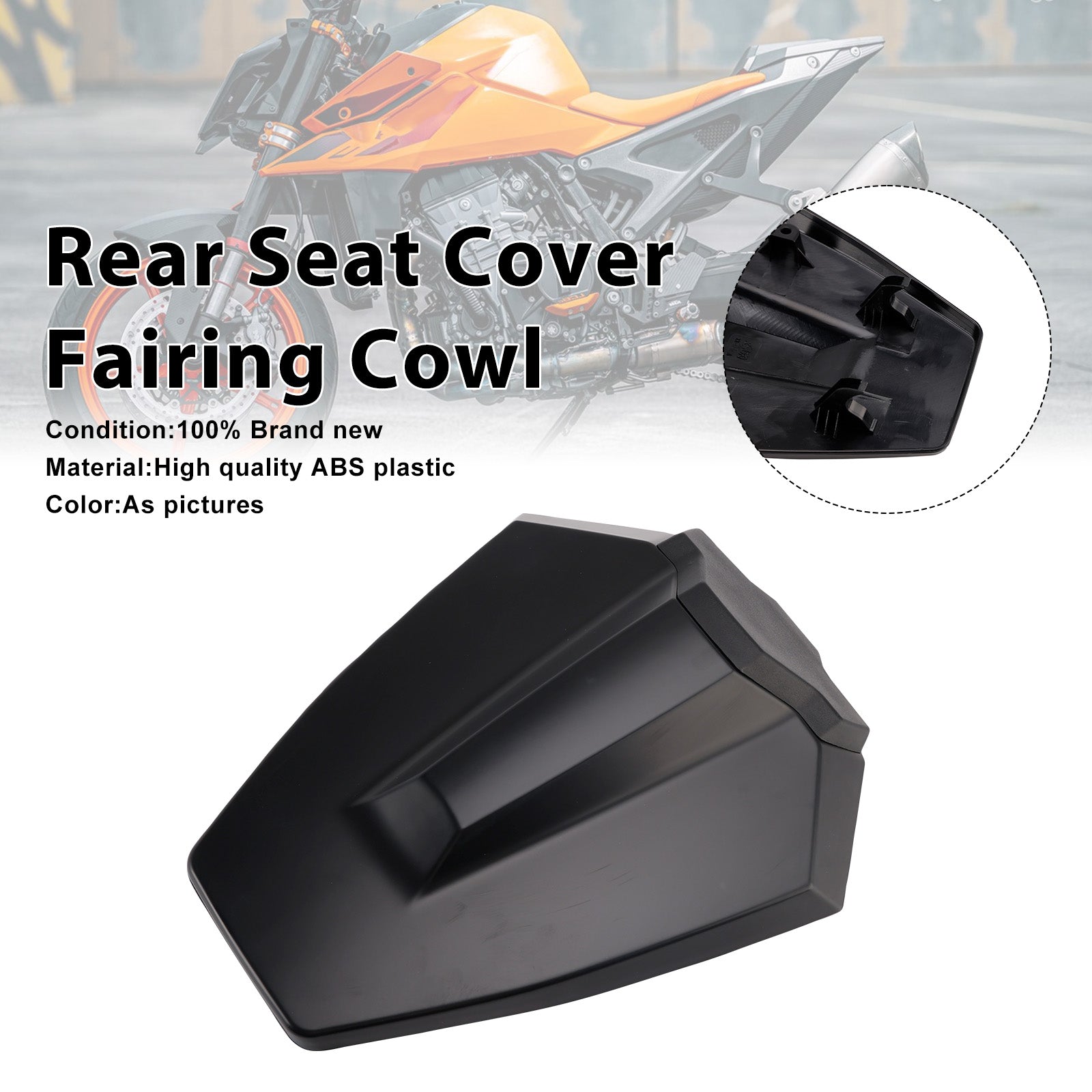 2024-2025 Duke 990 Rear Pillion Seat Cover Fairing Cowl