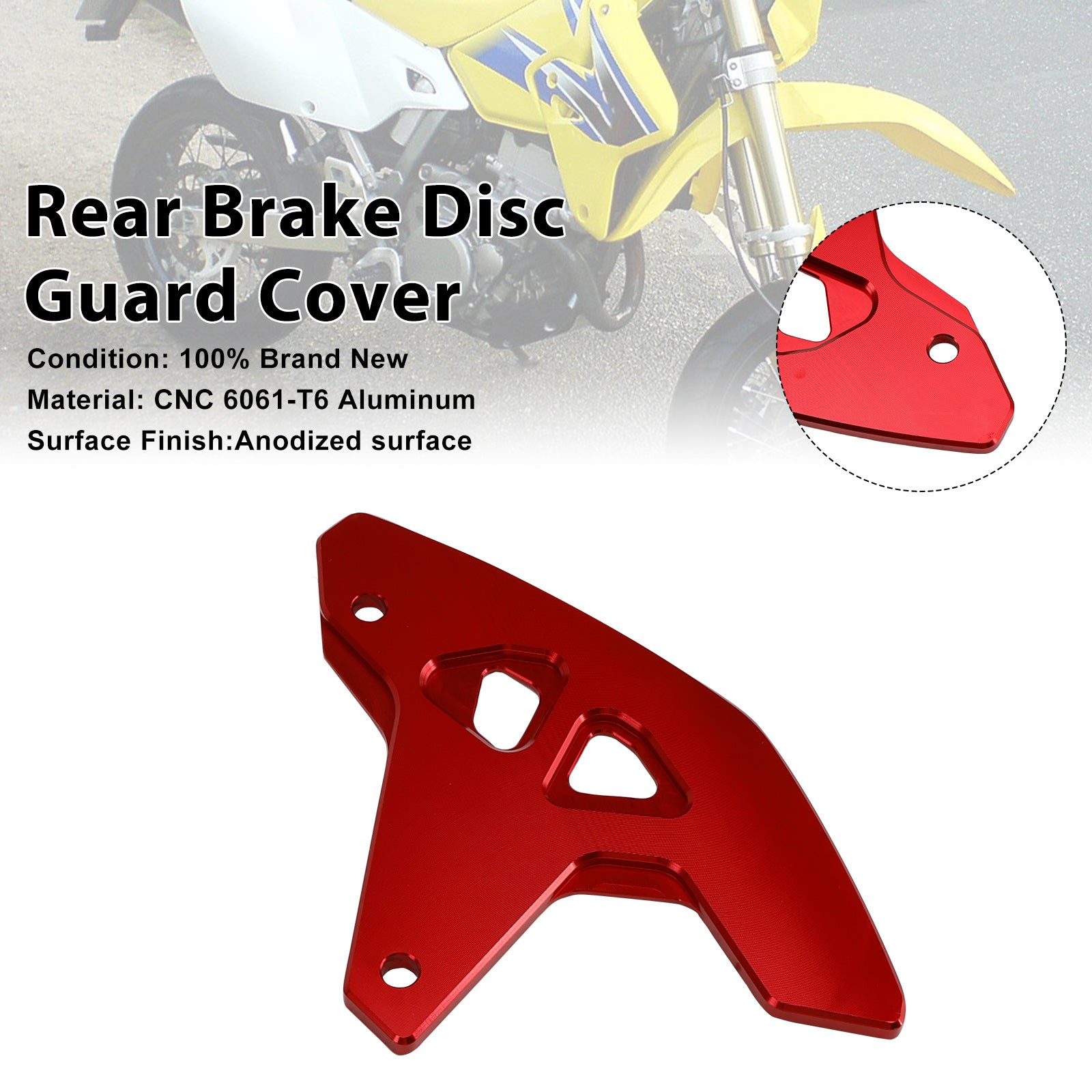 2000-2024 Suzuki DR-Z400SM DRZ400/S/E Rear Brake Disc Guard Cover