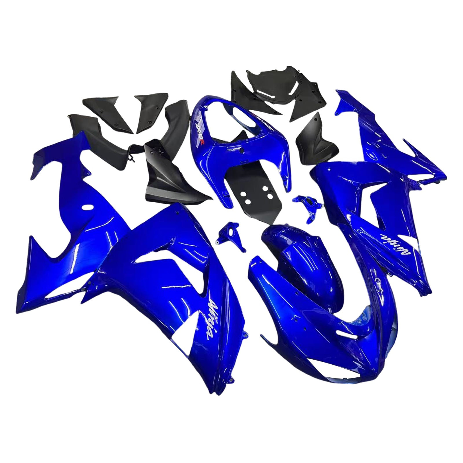 Amotopart 2006-2007 Kawasaki ZX10R Blue Fairing Kit