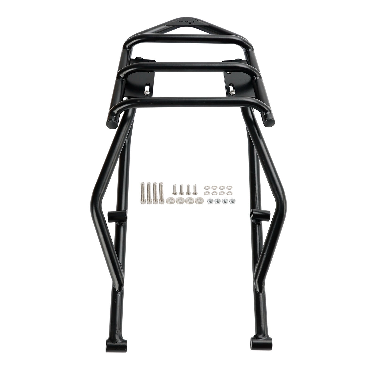 Tube Rear Rack with Passenger Grip Black For Ducati Desert X 2022-2023