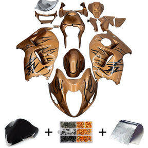 Amotopart 2008-2020 Suzuki Hayabusa GSX1300R Gold Fairing Kit