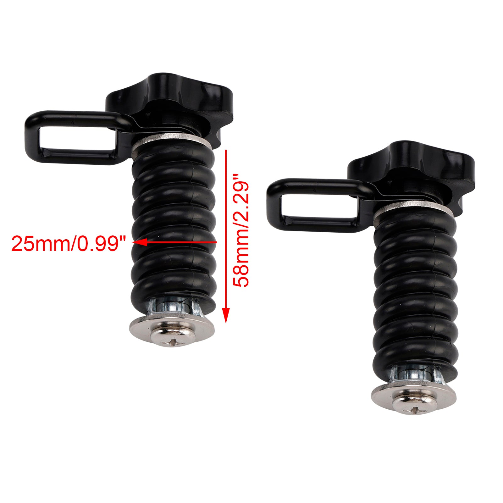 13-25 Polaris Rzr Sportsman 8X Tie Down Anchors Blocco ad anello flessibile & Ride