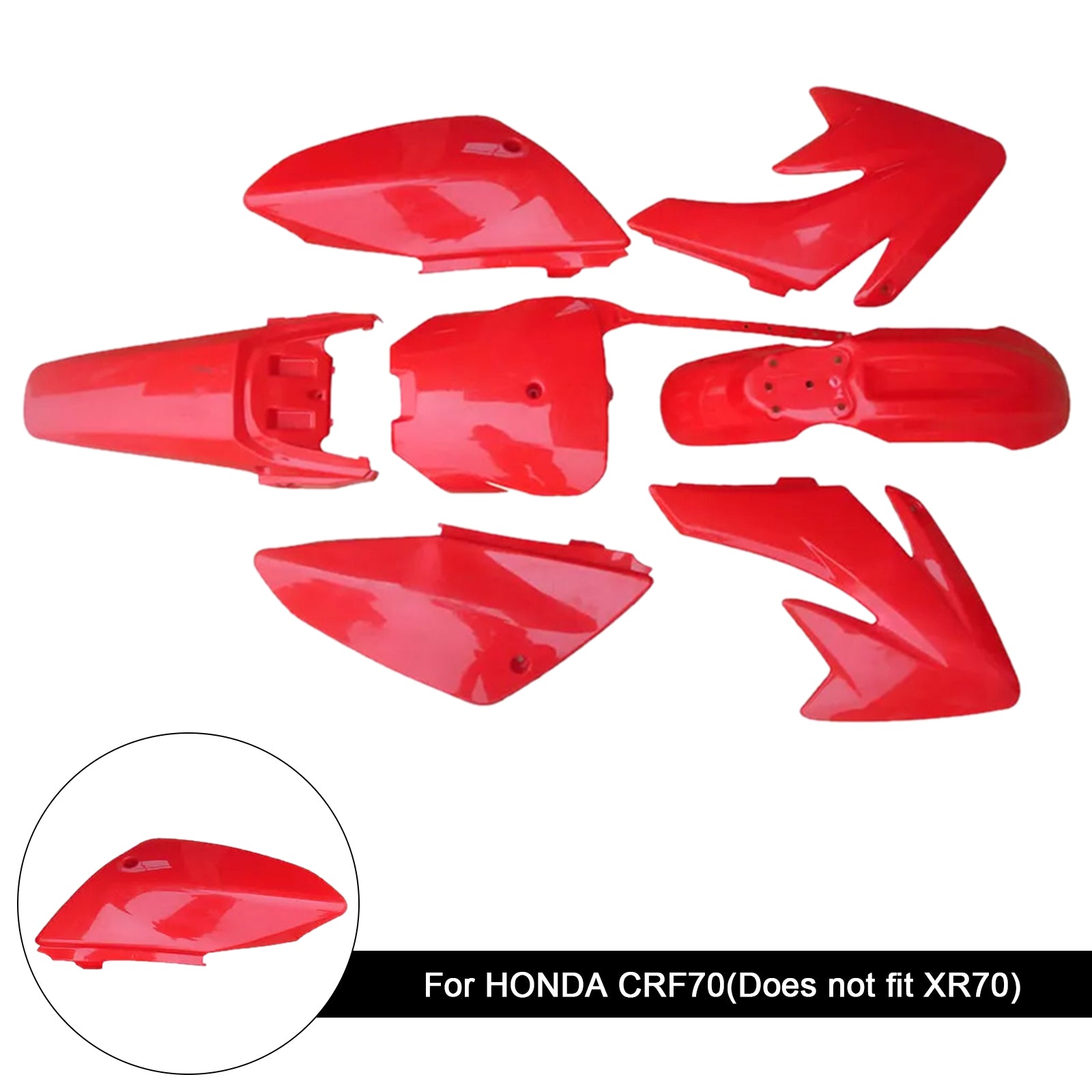 Honda CRF70 Dirt Bike Körper Kunststoff Kit Kotflügelverkleidung