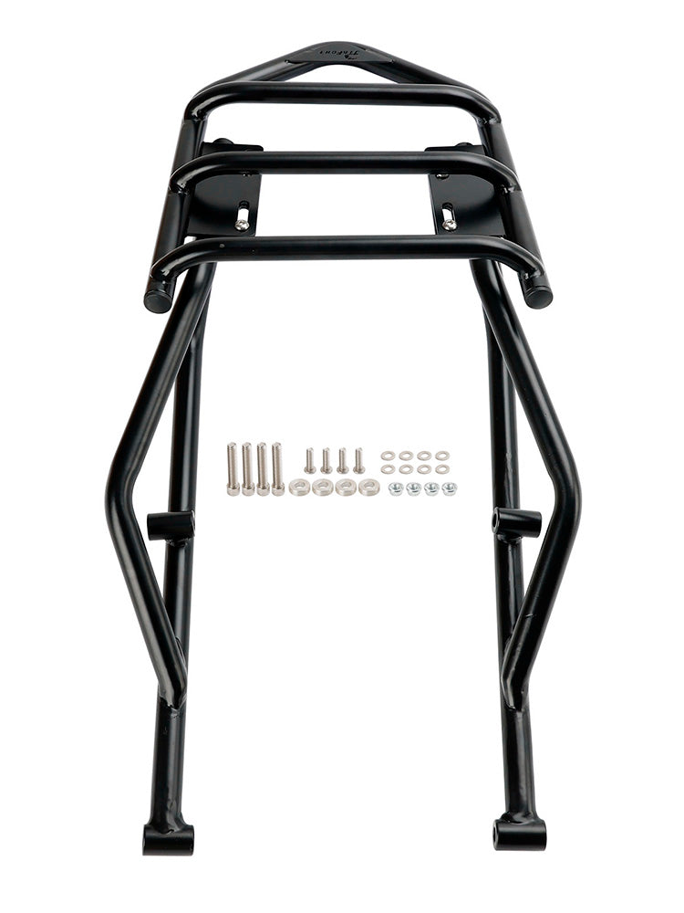 Portapacchi posteriore a tubo con impugnatura passeggero nero per Ducati Desert X 2022-2023