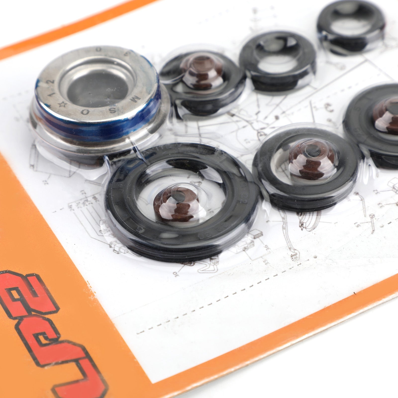 2013–2017 Honda CRF250L Complete Engine Oil Seal Crankcase Kit - 11pcs