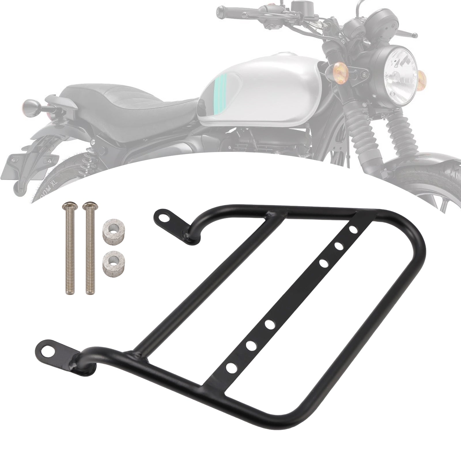 21-24 Meteor 350 Side Bag Racks Saddlebag Mounting Bracket Black Right
