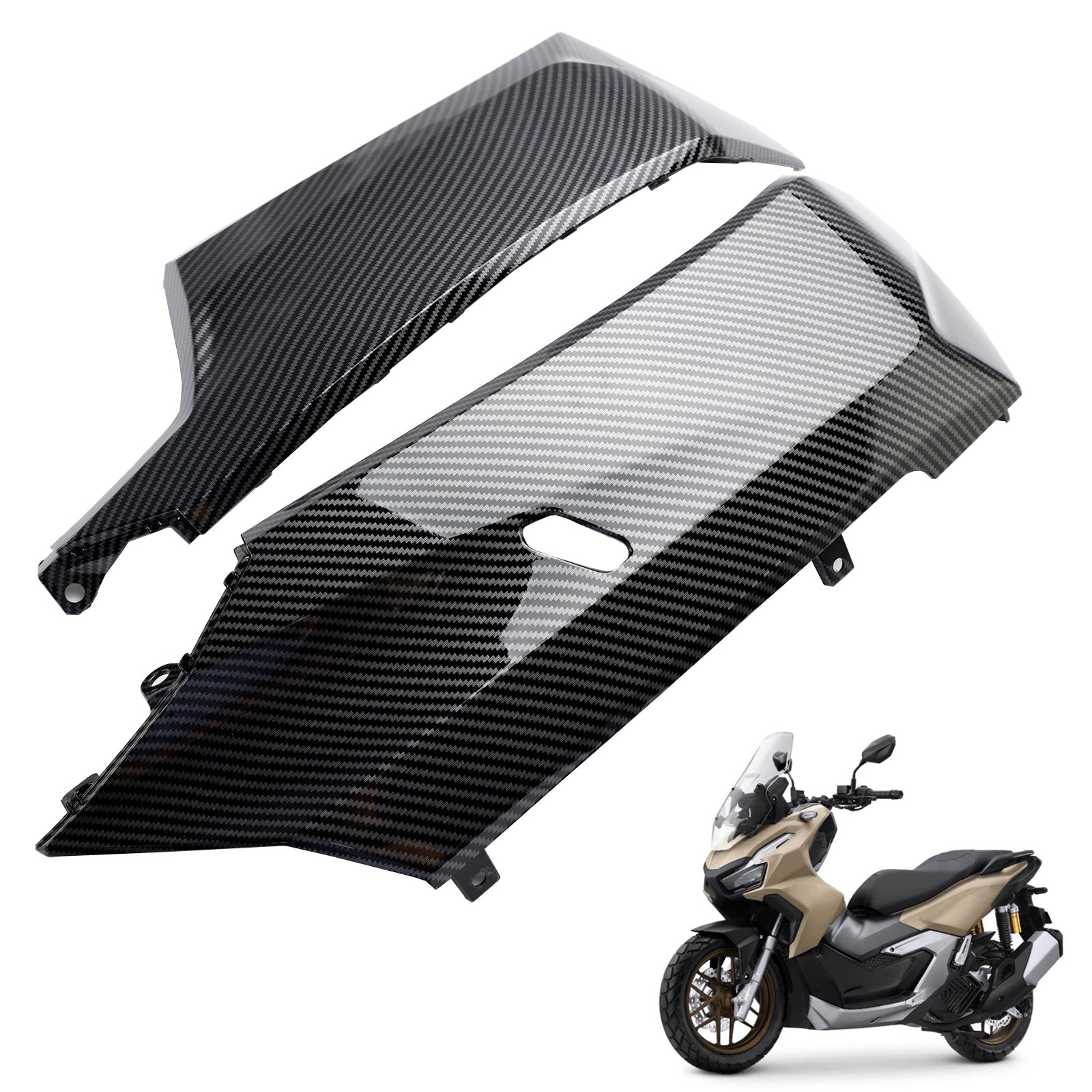 23-24 Honda Adv 160 Seitliche Pedalabdeckung Verkleidung Verkleidung