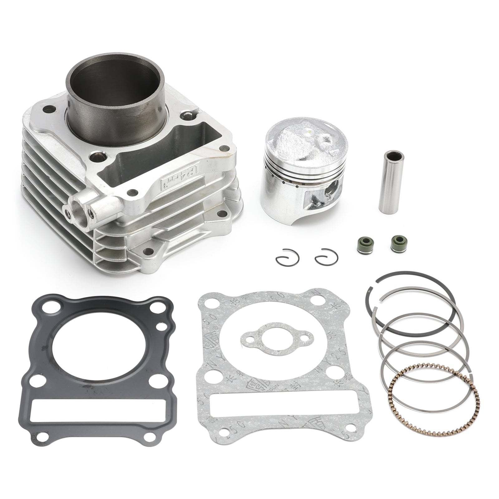 2003-2019 Suzuki DRZ125 DRZ 125 57mm Cylinder Jug Piston Top End Gaskets Kit