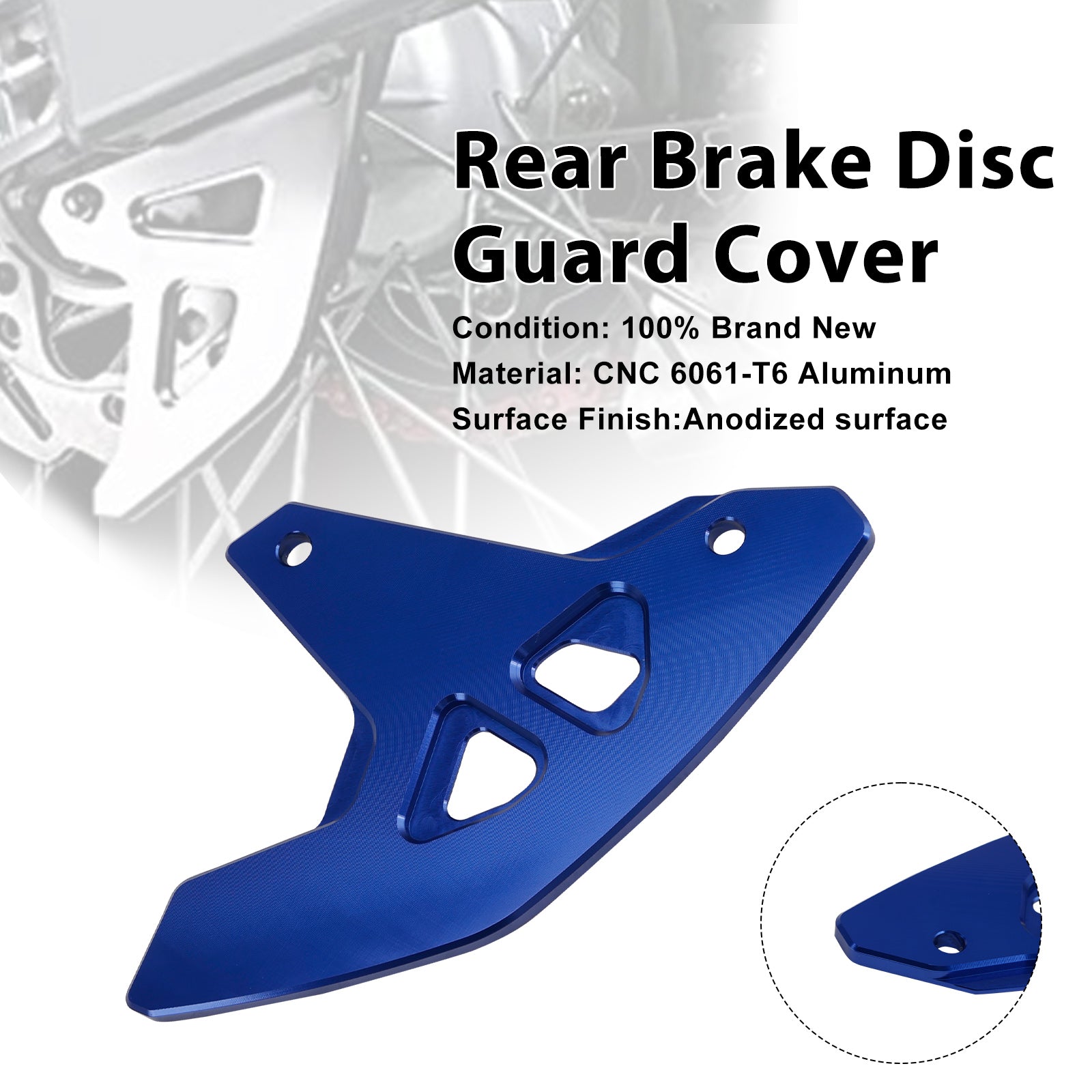 2000-2024 Suzuki DR-Z400SM DRZ400/S/E Rear Brake Disc Guard Cover
