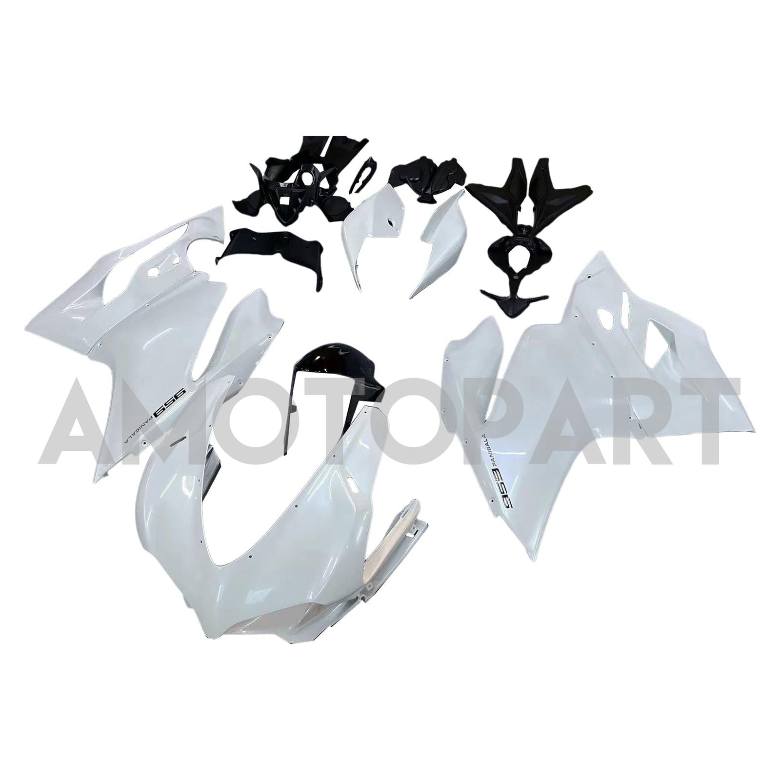 Amotopart 2015-2020 Ducati 959 Glossy White Fairing Kit