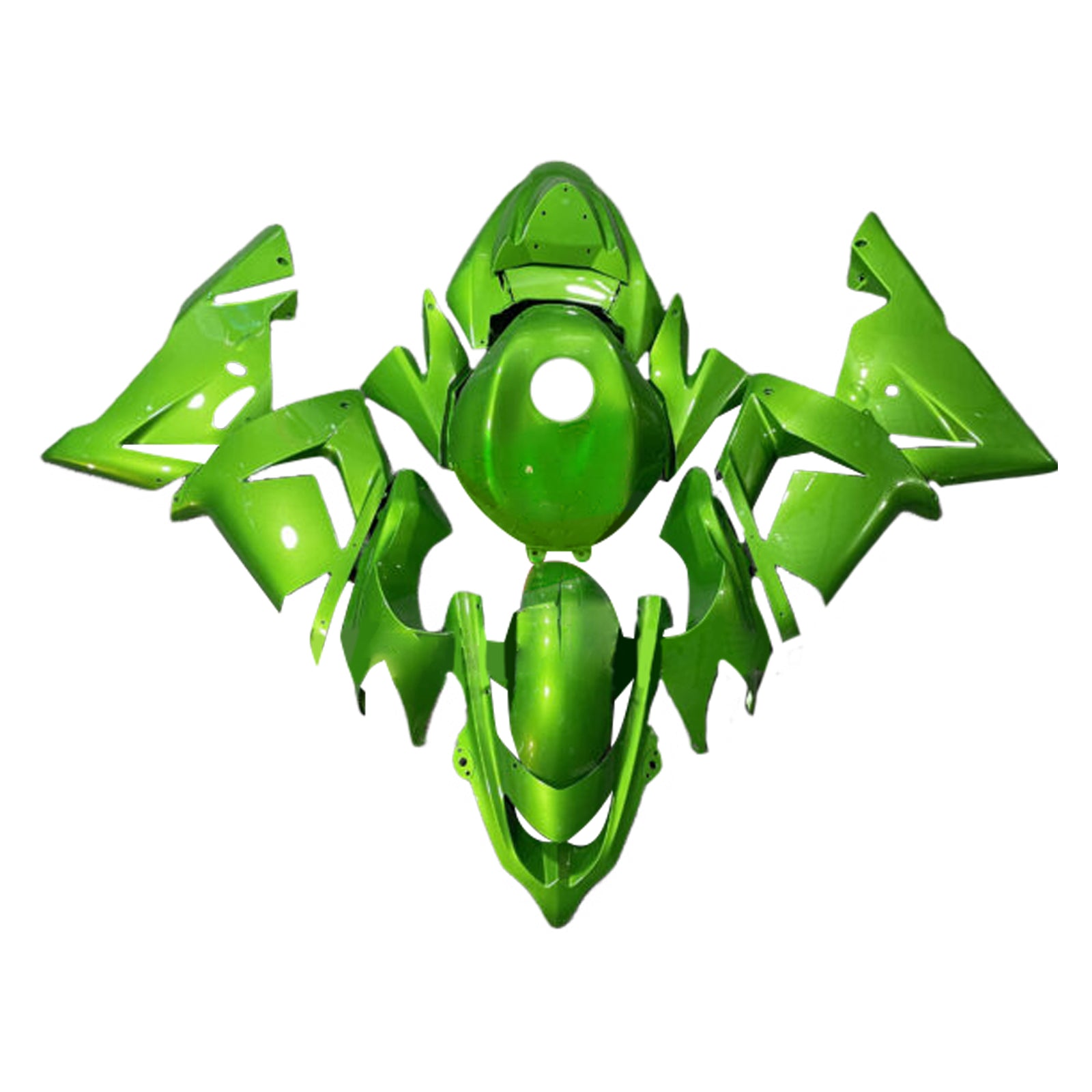 Amotopart 2004-2005 Kawasaki ZX10R Green Fairing Kit