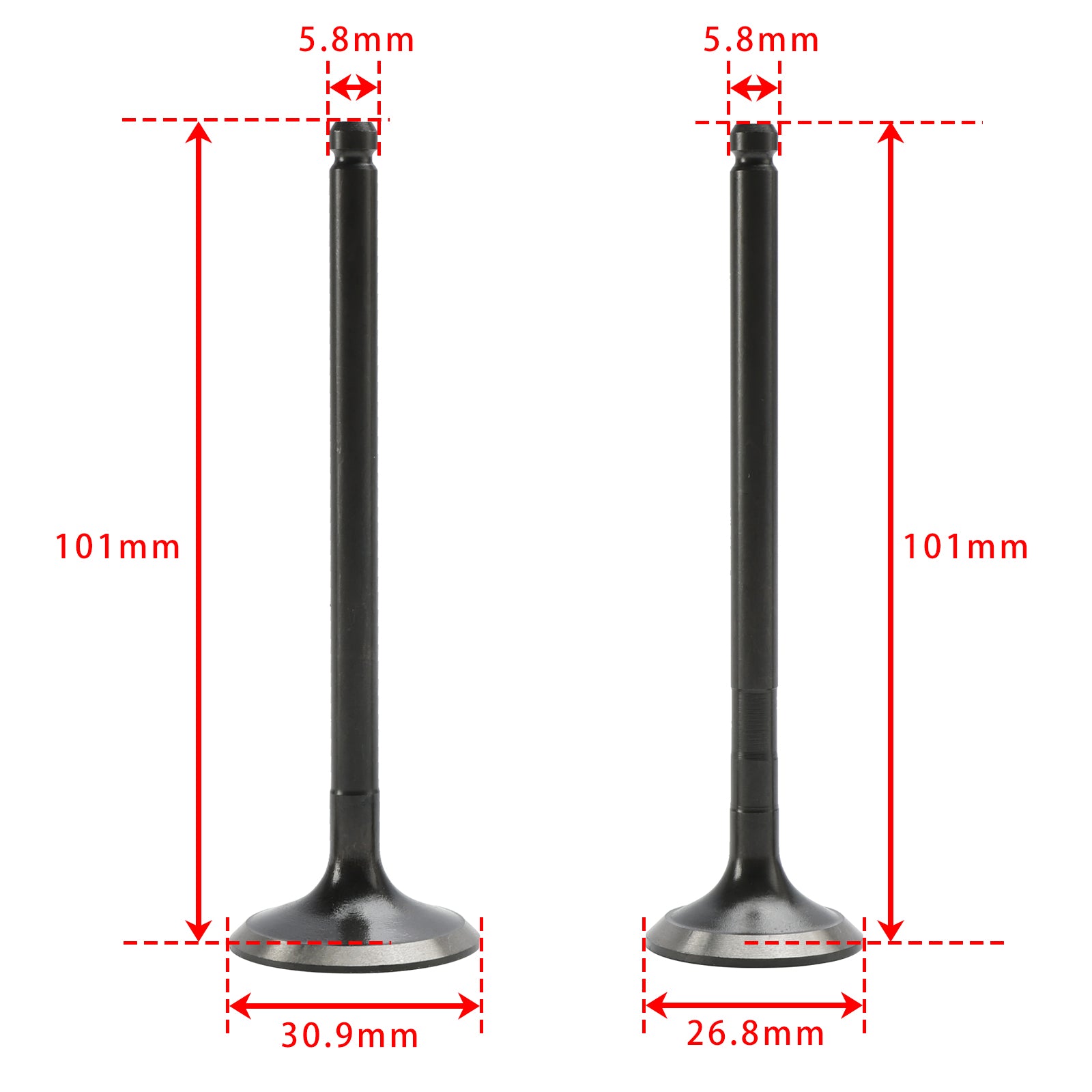 Polaris Ranger Magnum Scrambler Sportsman 400 425 500 Intake Exhaust Valves