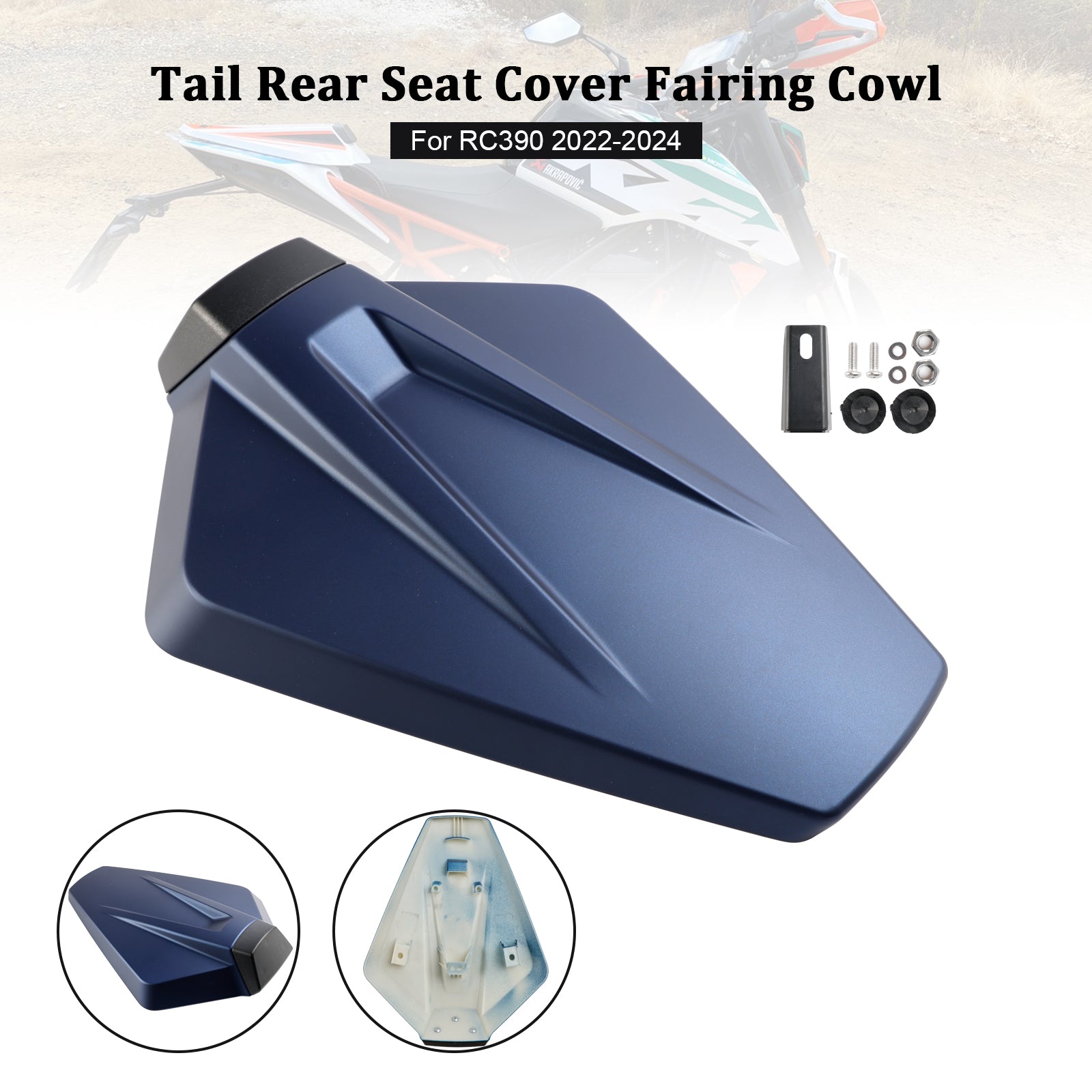 22-24 KTM RC390 Tail Rear Seat Cover Fairing Cowl