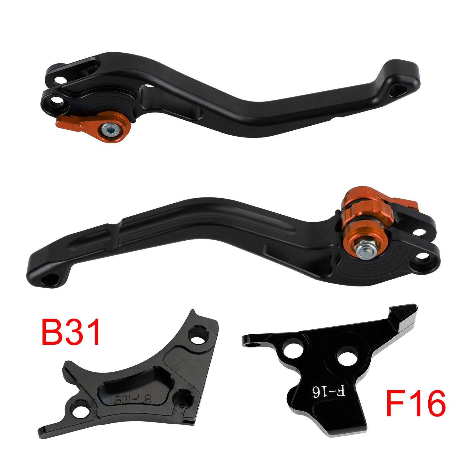 2017-2018 Orange BMW G310R G310GS NEW Short Clutch Brake Lever