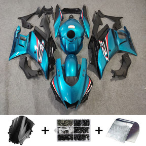 Amotopart 2022-2024 Yamaha YZF-R3 & R25 Blue Black Fairing Kit