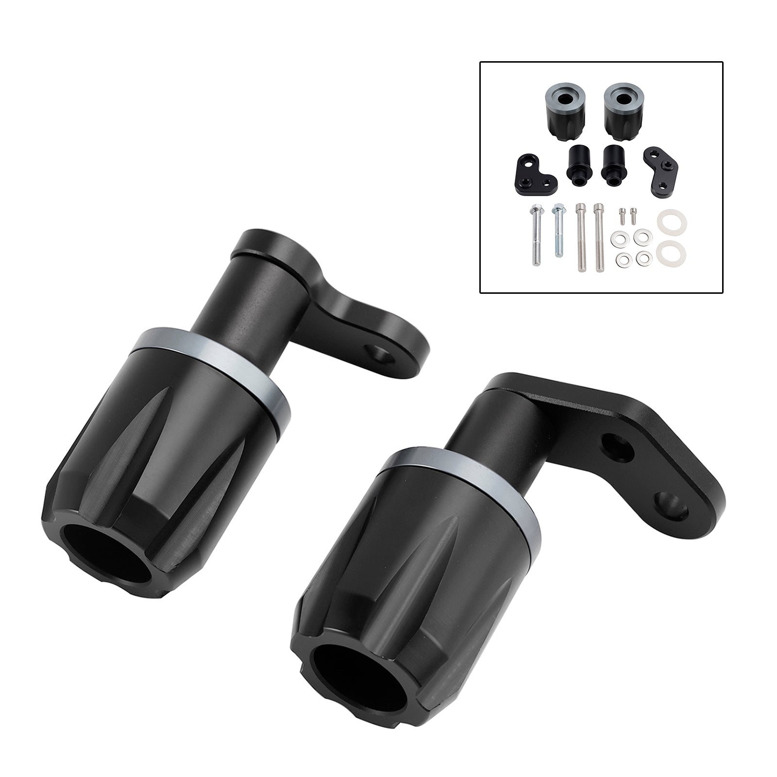 24-25  Kawasaki Zx-6R Zx 6R Cnc Anti-Crash Frame Sliders Protector GY-Titan