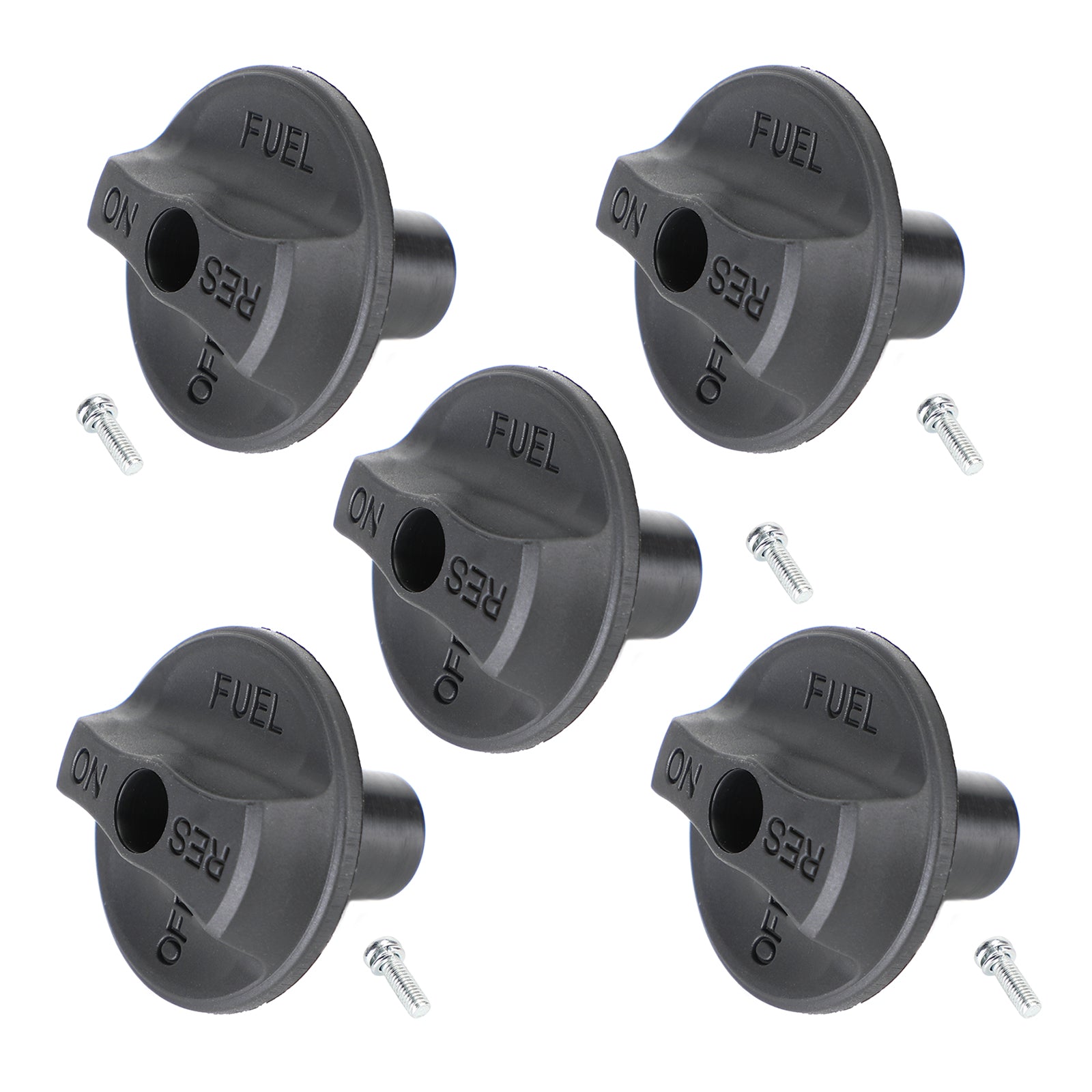 Arctic Cat 250 300 400 500 01-05 0470-408 0423-146 5 tornillos de válvula de perilla de gas &