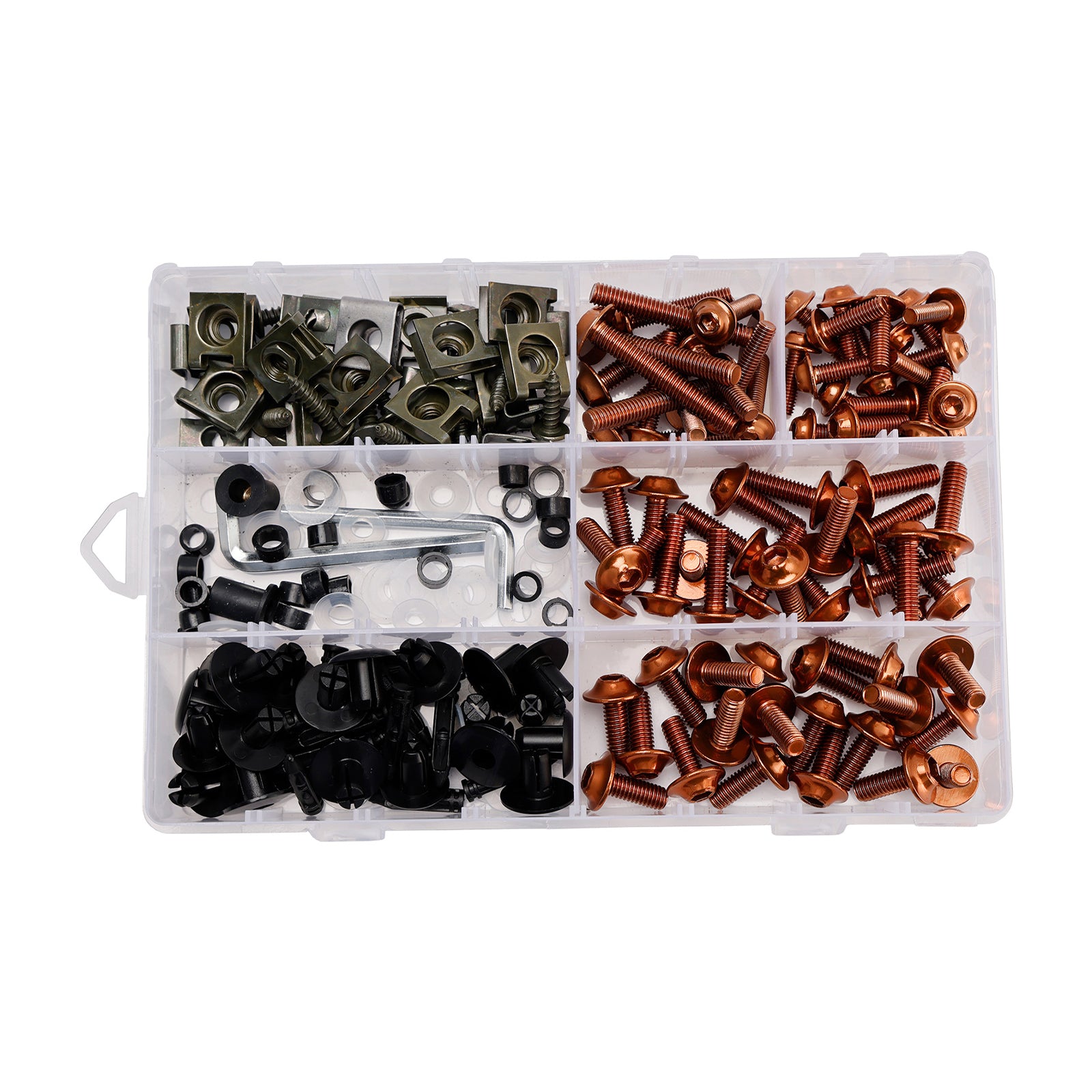 Amotopart 2016-2020 Kawasaki ZX10R Red Carbon Fiber Pattern Fairing Kit