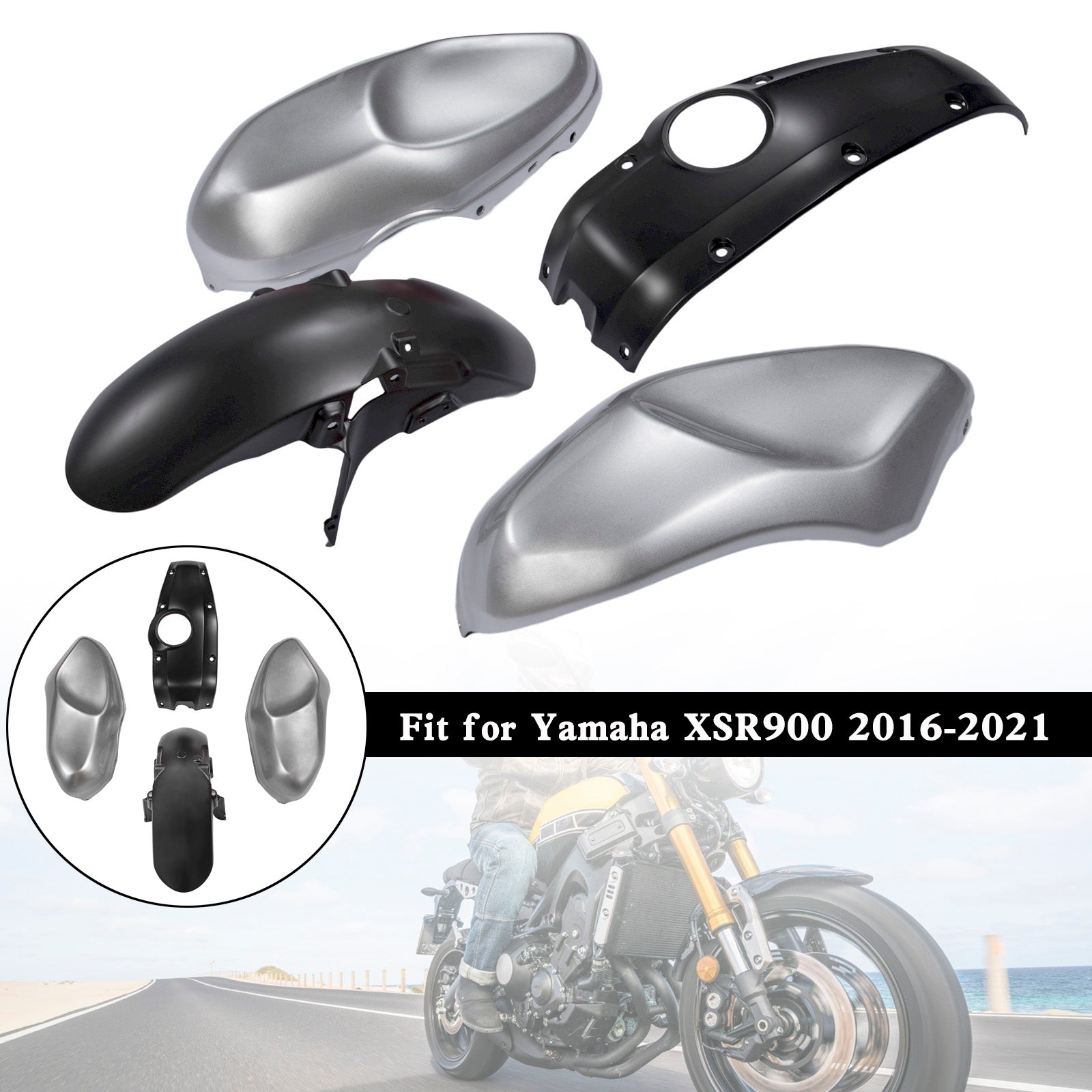 Amotopart 2016-2021 Yamaha XSR900 Fairing Kit