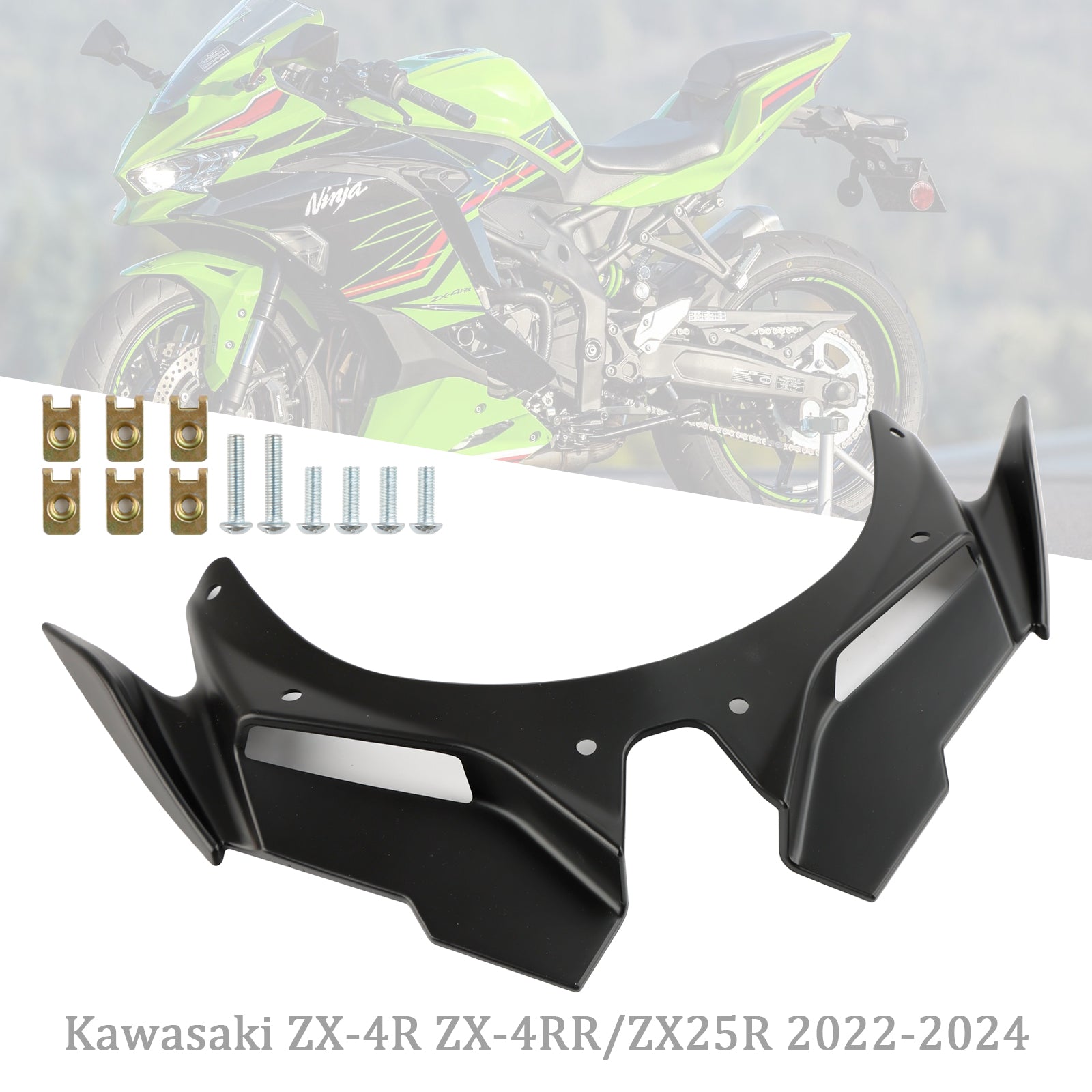 フロントフェアリングウイングビークシェルカバー Kawasaki ZX4R ZX4RR ZX25R 22-24