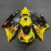 Amotopart 2004–2005 Honda CBR1000RR Gelbes Grafik-Verkleidungsset