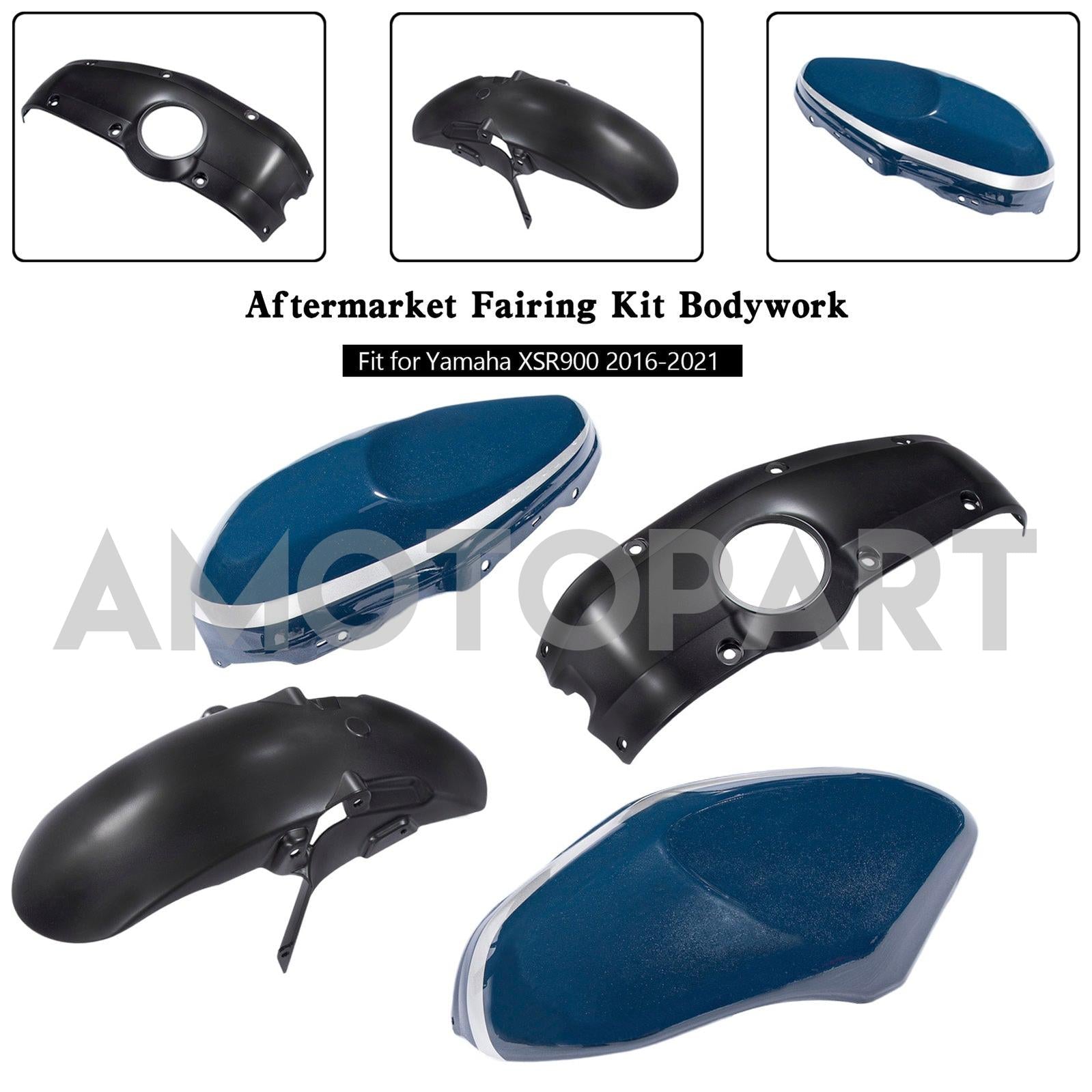 Amotopart 2016-2021 Yamaha XSR900 Fairing Kit