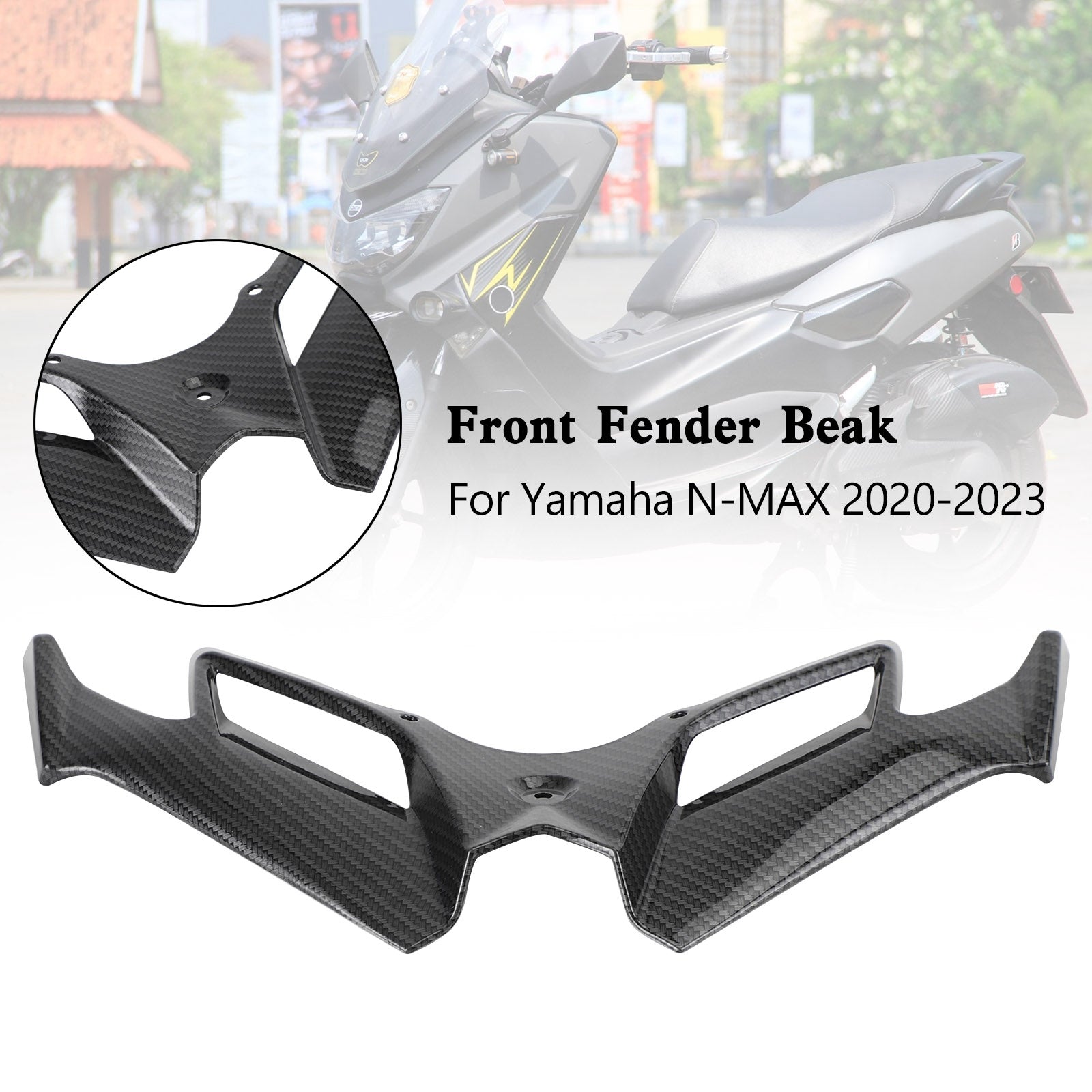 Front Fender Beak Nose Cone Extension For Yamaha N-MAX NMAX 2020-2023