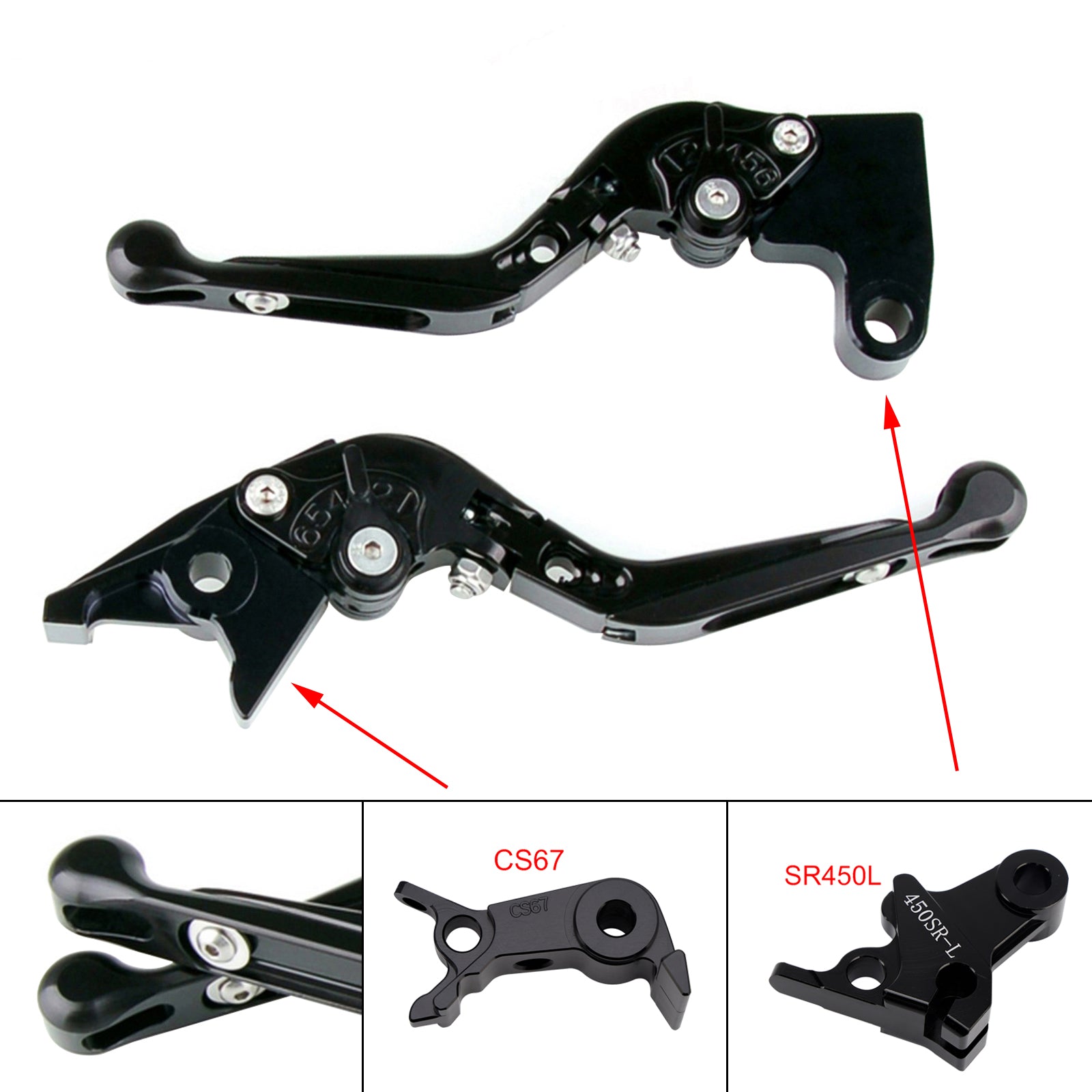 2024-2026 VOGE DS900X 900DSX Adjustable Clutch Brake Lever